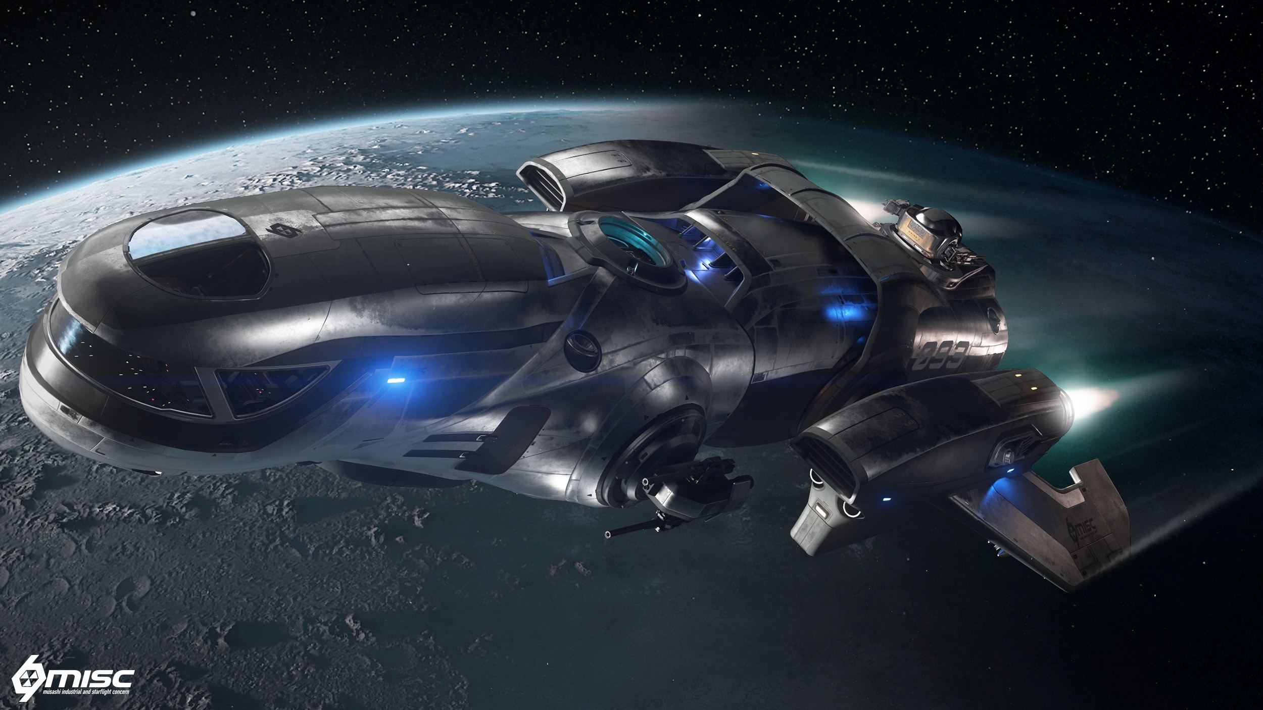 MISC Freelancer spaceship in Star Citizen HD Wallpaper