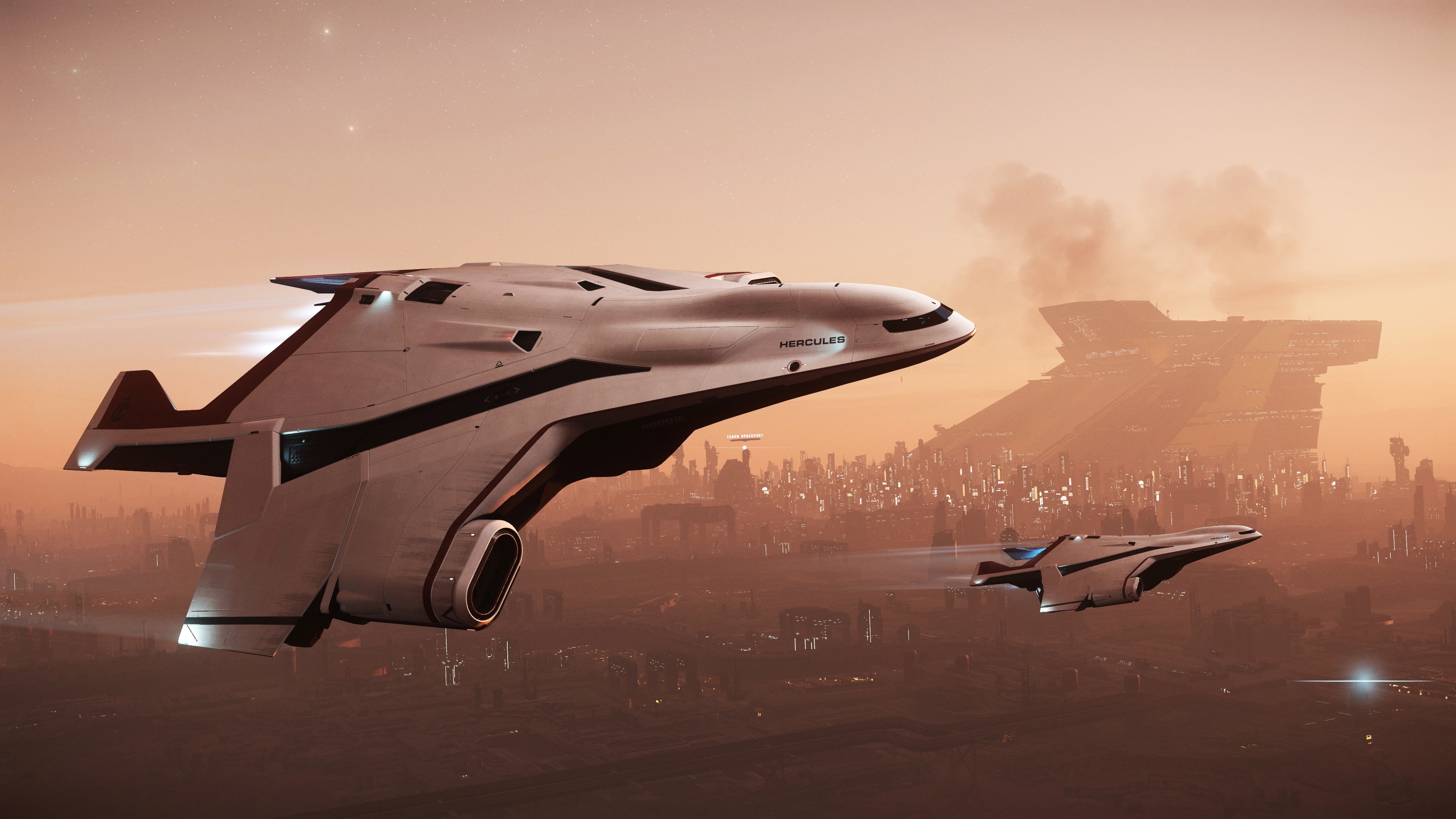 Star Citizen 4K Spaceship HD Wallpaper