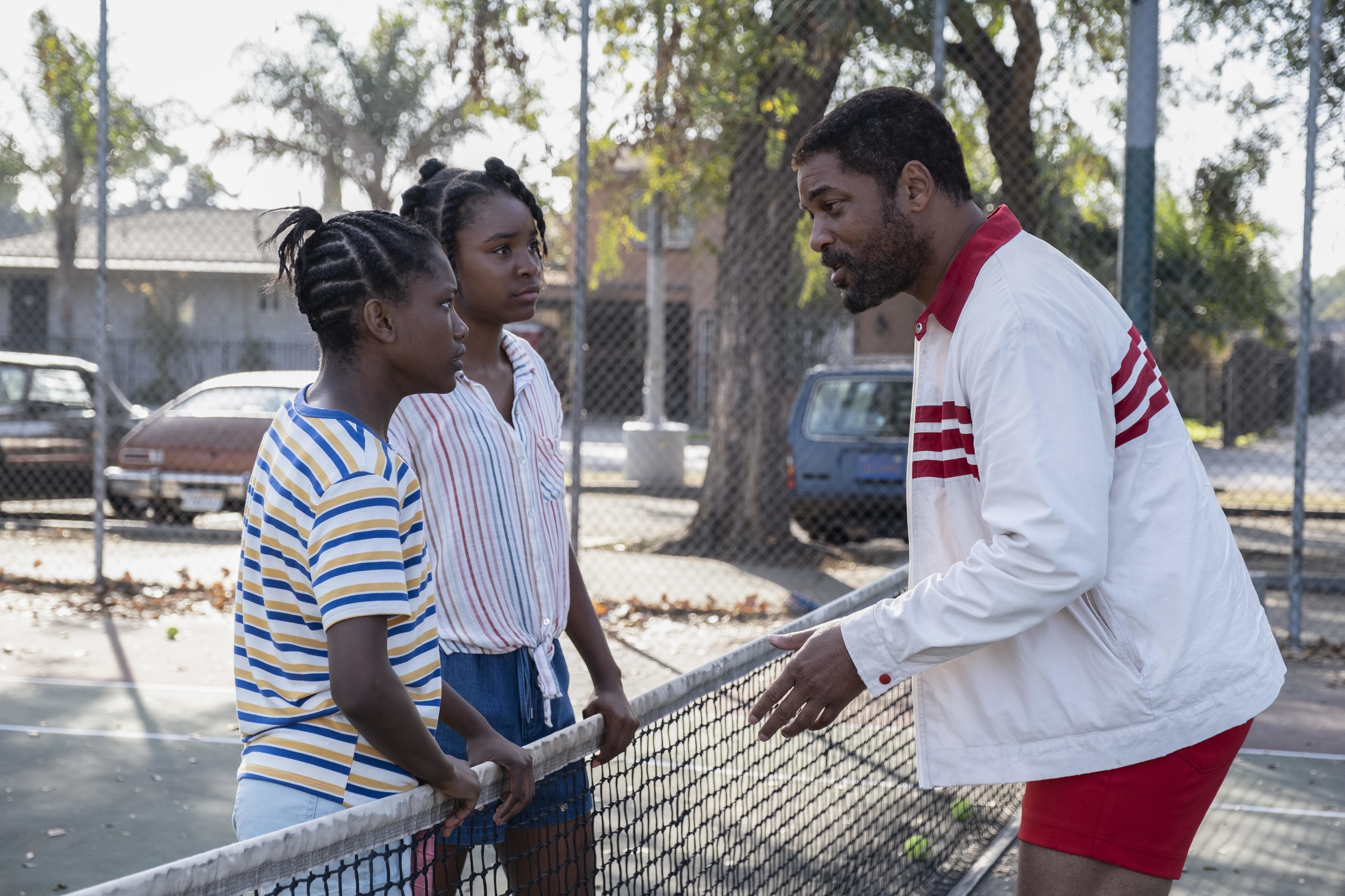 King Richard 4K: Will Smith with Saniyya Sidney and Demi Singleton HD Wallpaper