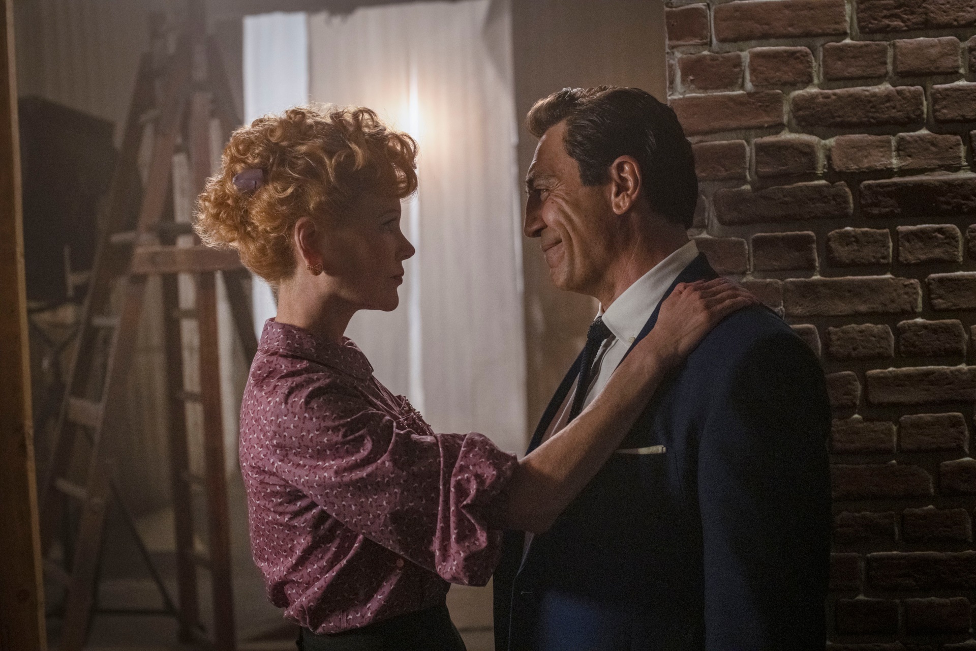 Nicole Kidman and Javier Bardem in Being The Ricardos HD Wallpaper