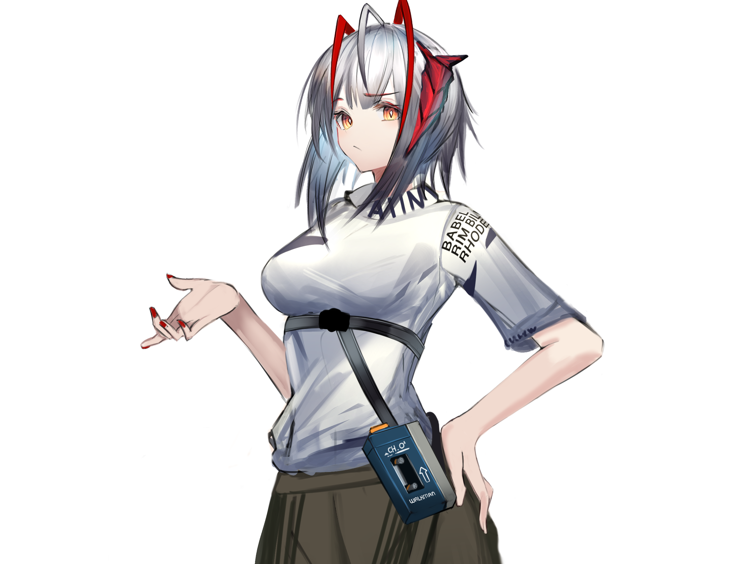 W from Arknights HD Wallpaper