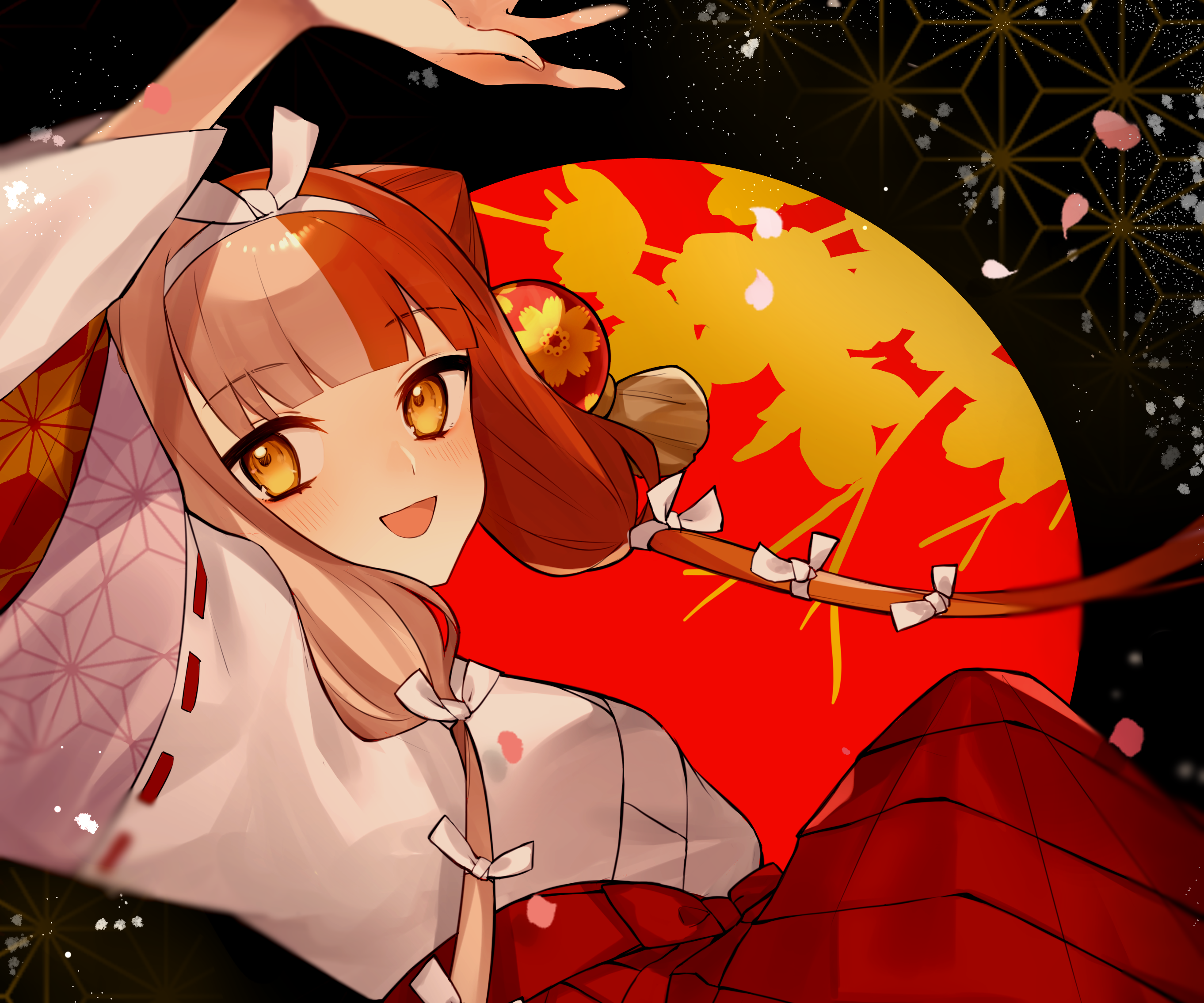 Izumo no Okuni from Fate/Grand Order HD Wallpaper