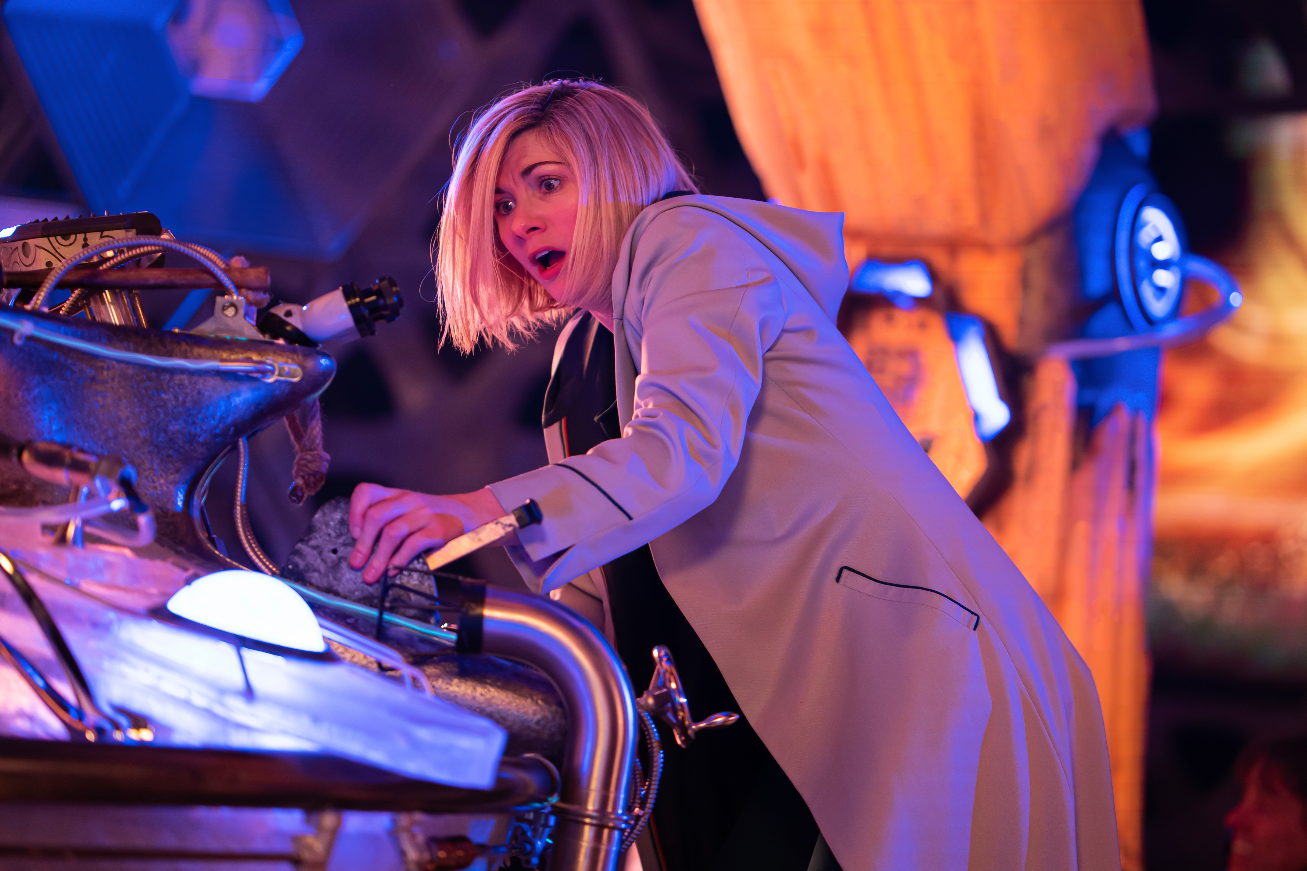 Jodie Whittaker as the Thirteenth Doctor in Doctor Who 4K HD Wallpaper