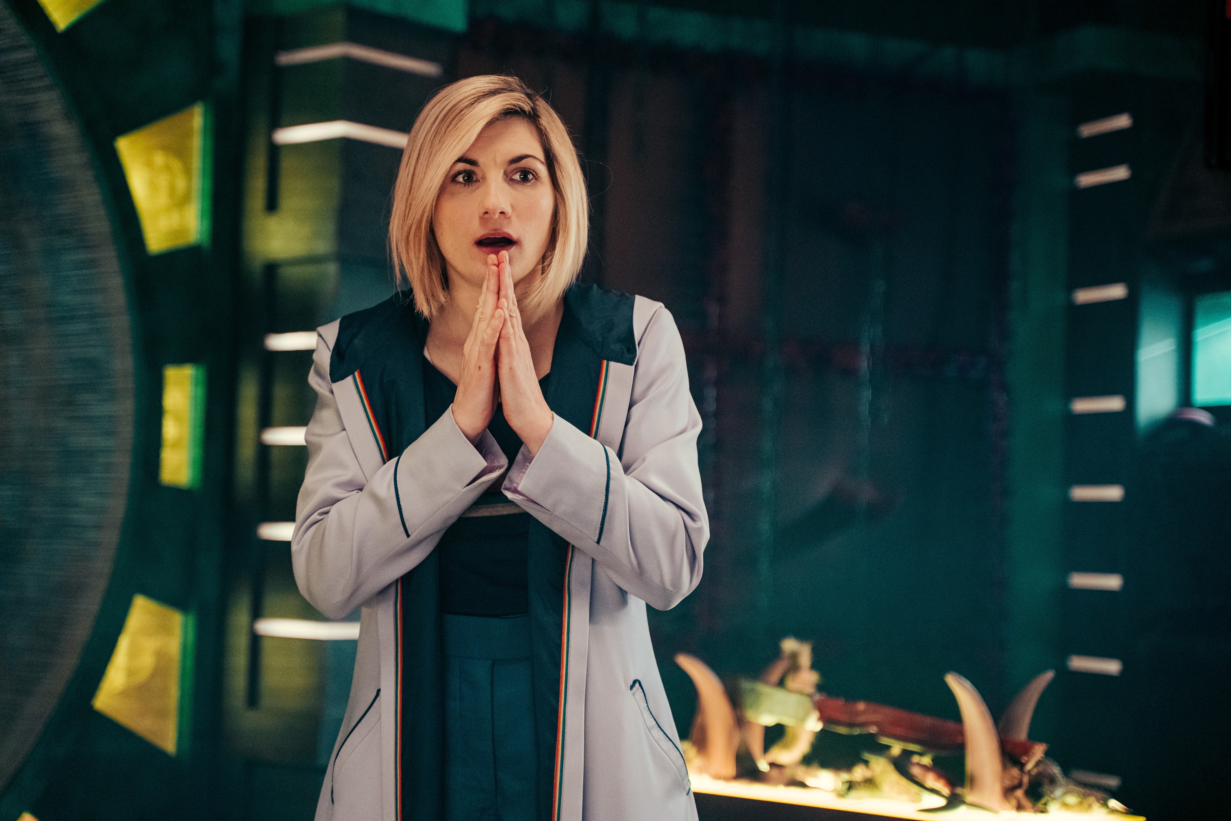 Jodie Whittaker as the Thirteenth Doctor in Doctor Who 4K HD Wallpaper