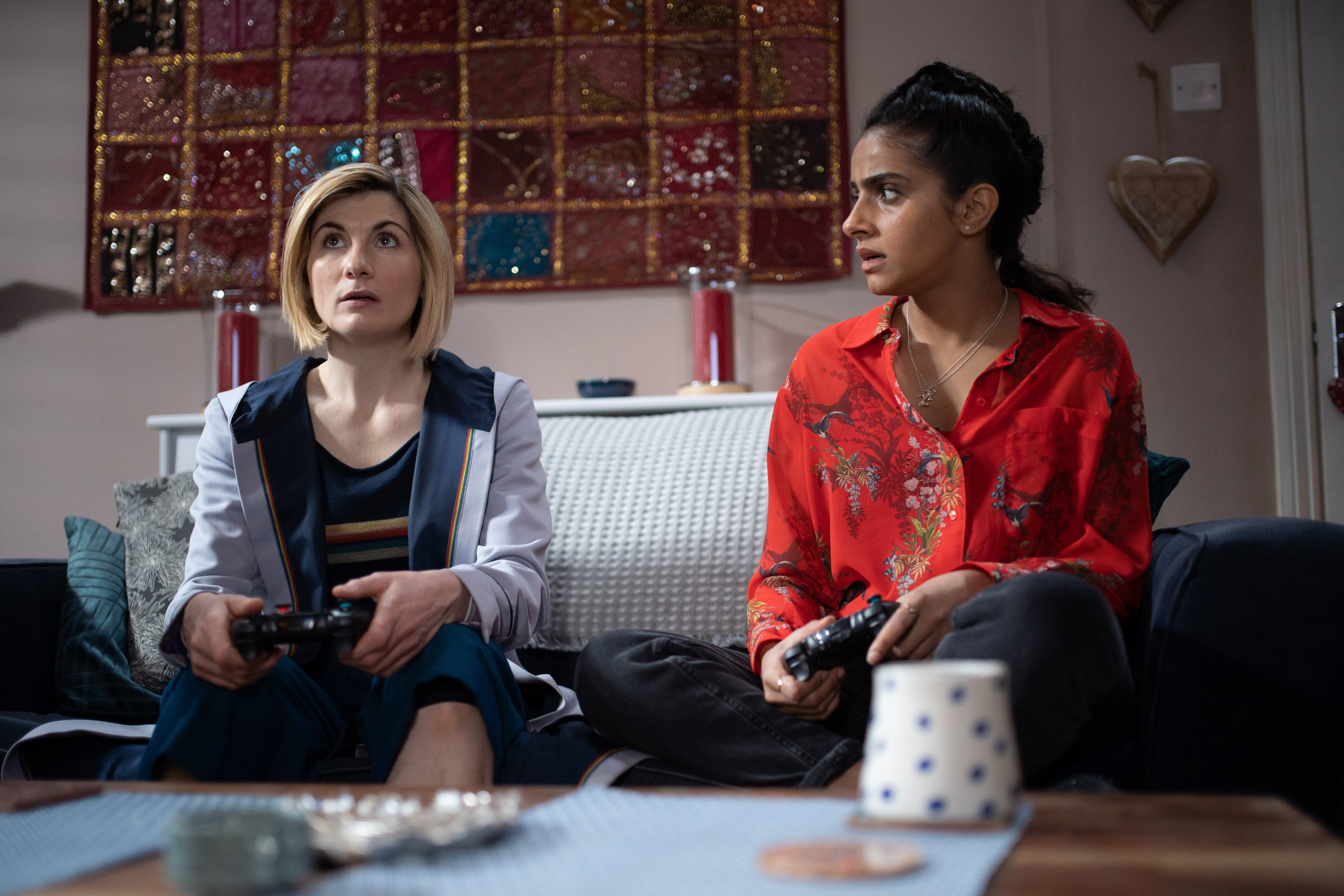 Jodie Whittaker and Mandip Gill from Doctor Who 4K HD Wallpaper