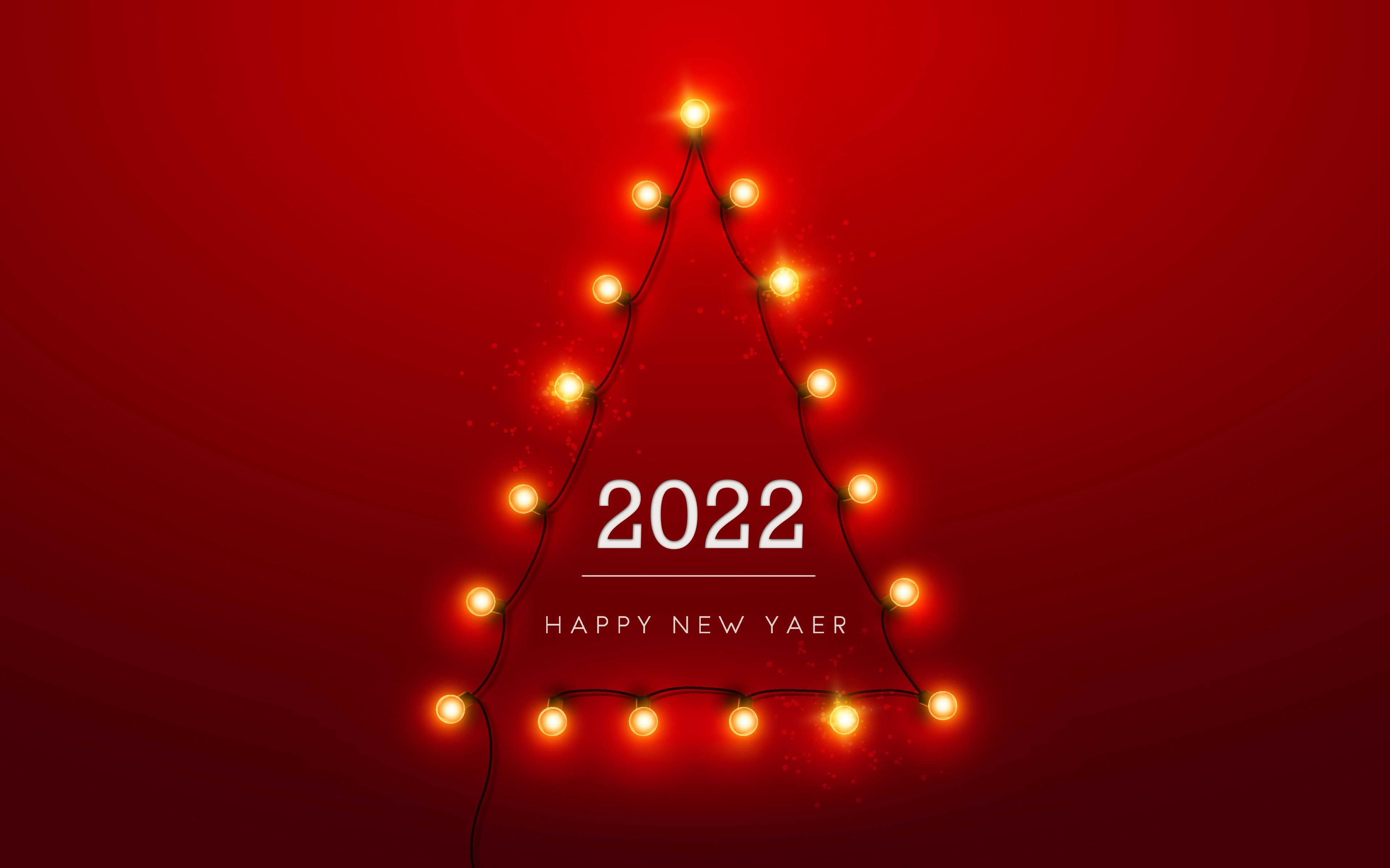 Happy New Year 2022 HD Wallpaper