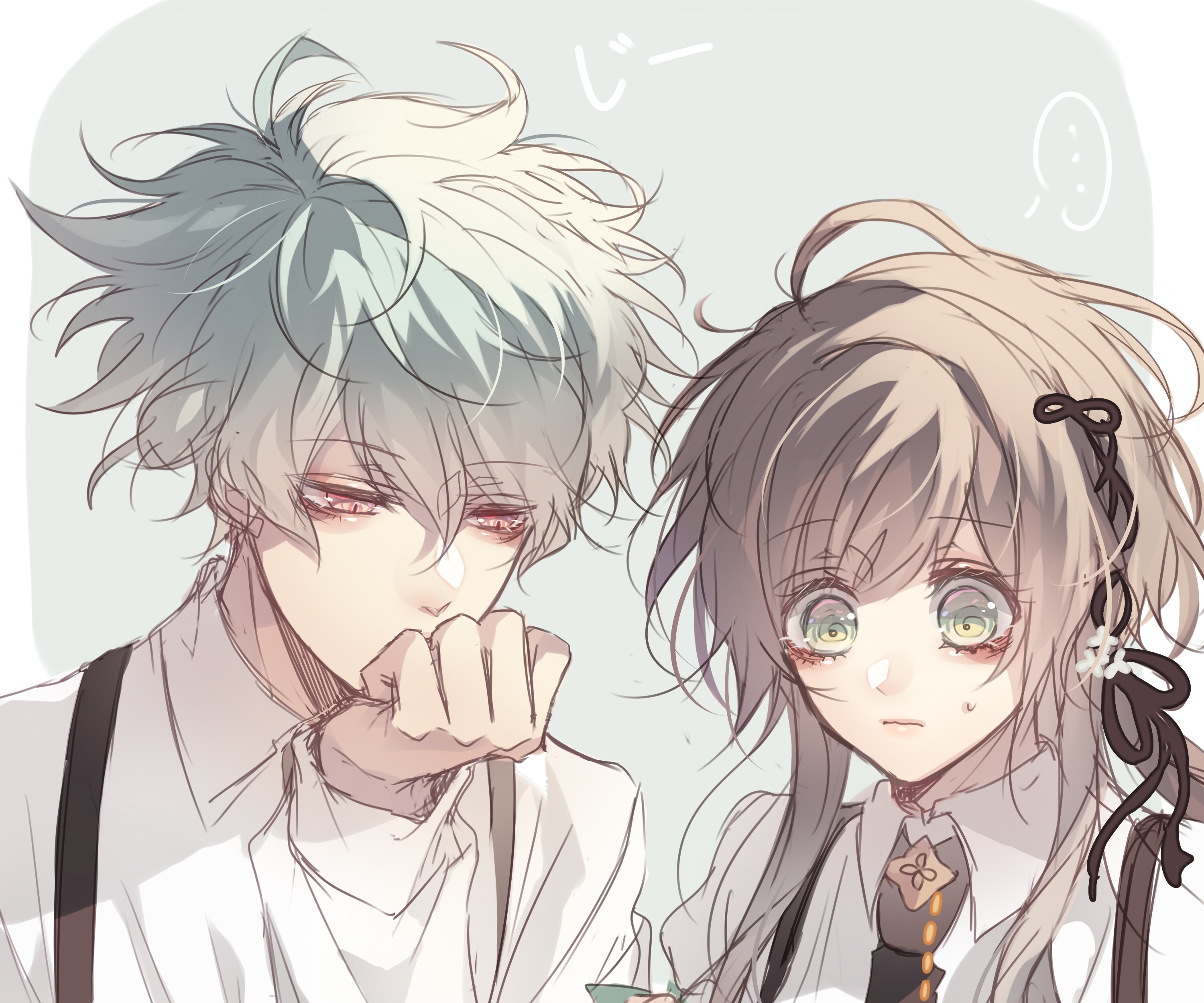 Sasazuka Takeru and Hoshino Ichika from Collar X Malice HD Wallpaper