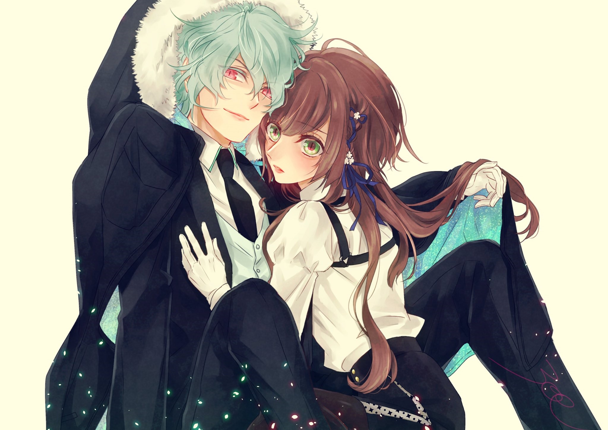 Sasazuka Takeru and Hoshino Ichika from Collar X Malice HD Wallpaper