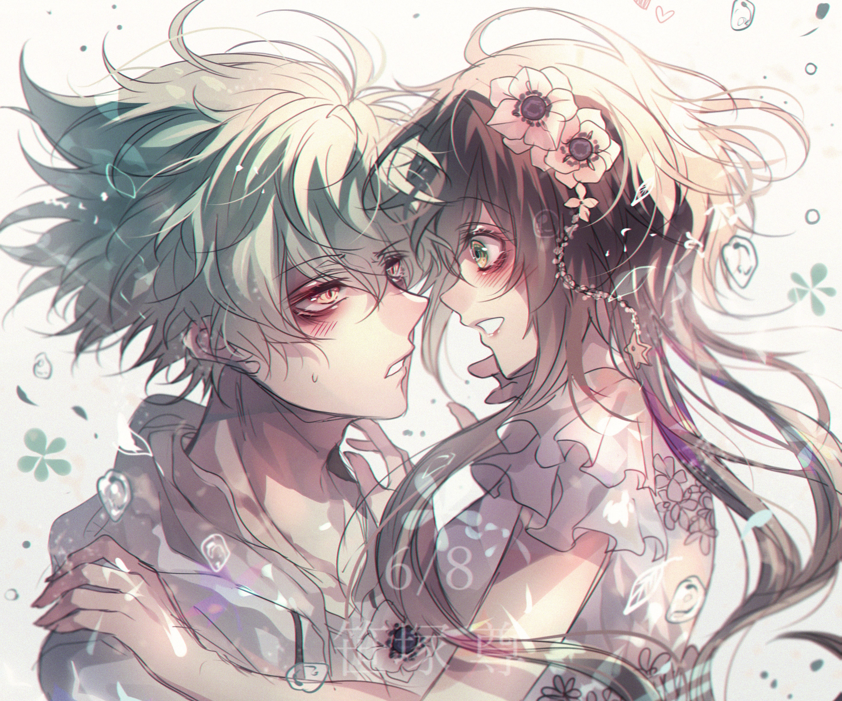 Sasazuka Takeru and Hoshino Ichika from Collar X Malice HD Wallpaper