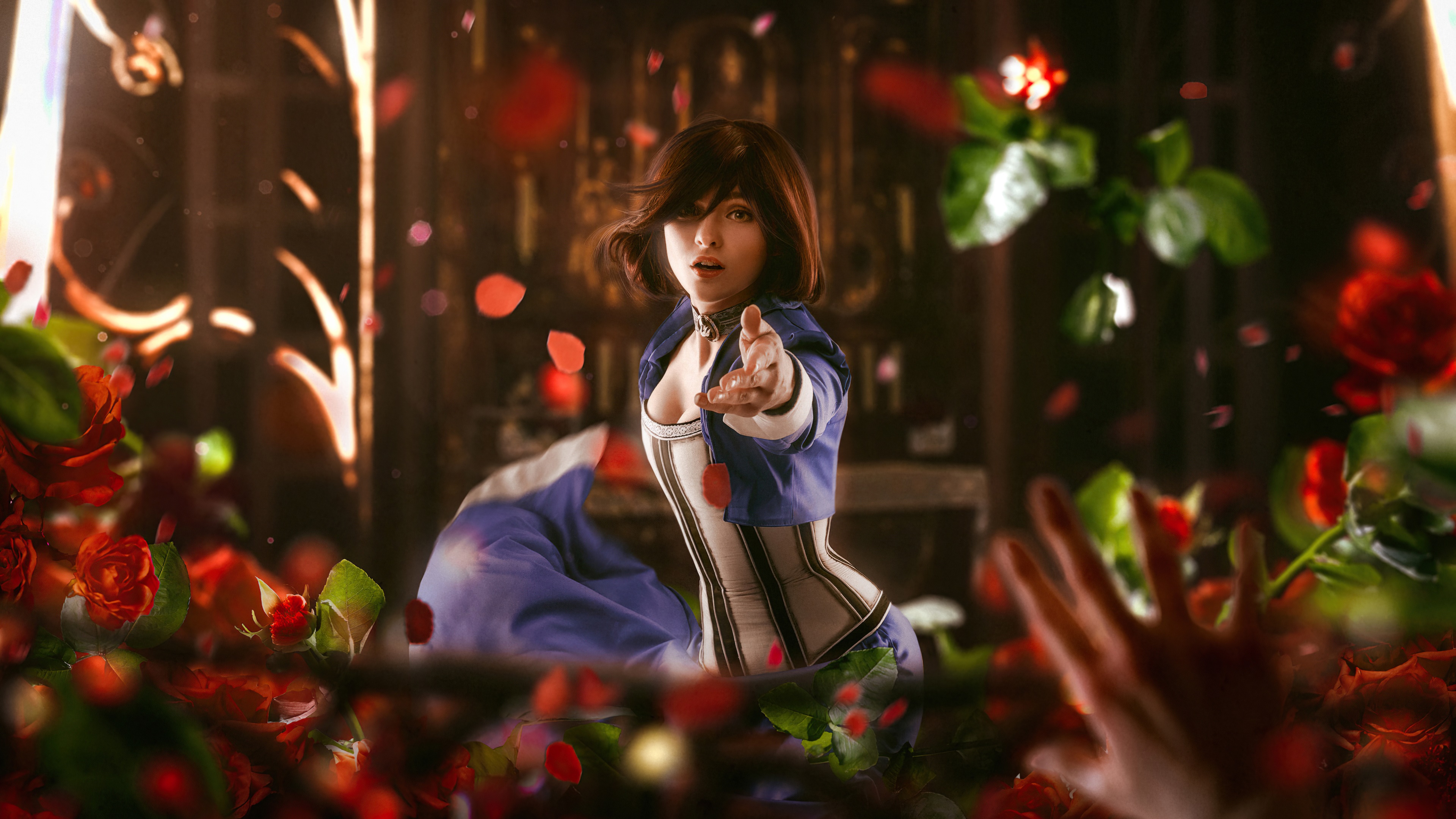 Elizabeth from Bioshock Infinite Cosplay 4K HD Wallpaper
