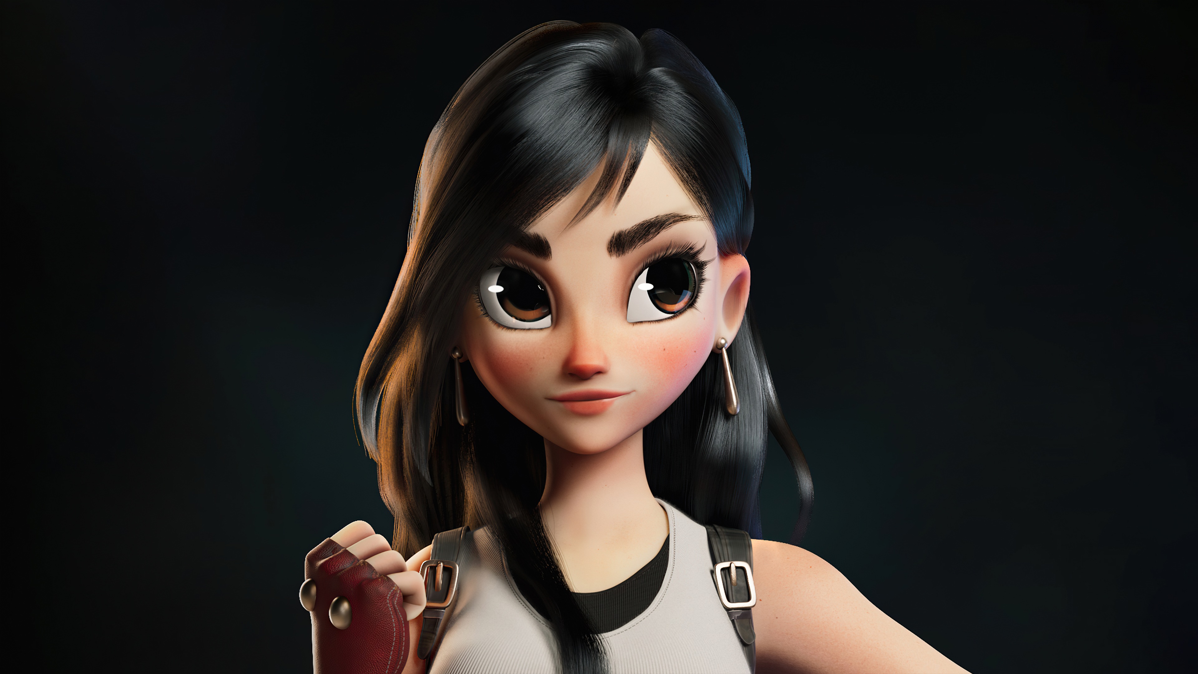 Tifa Lockhart from Final Fantasy 4K HD Wallpaper