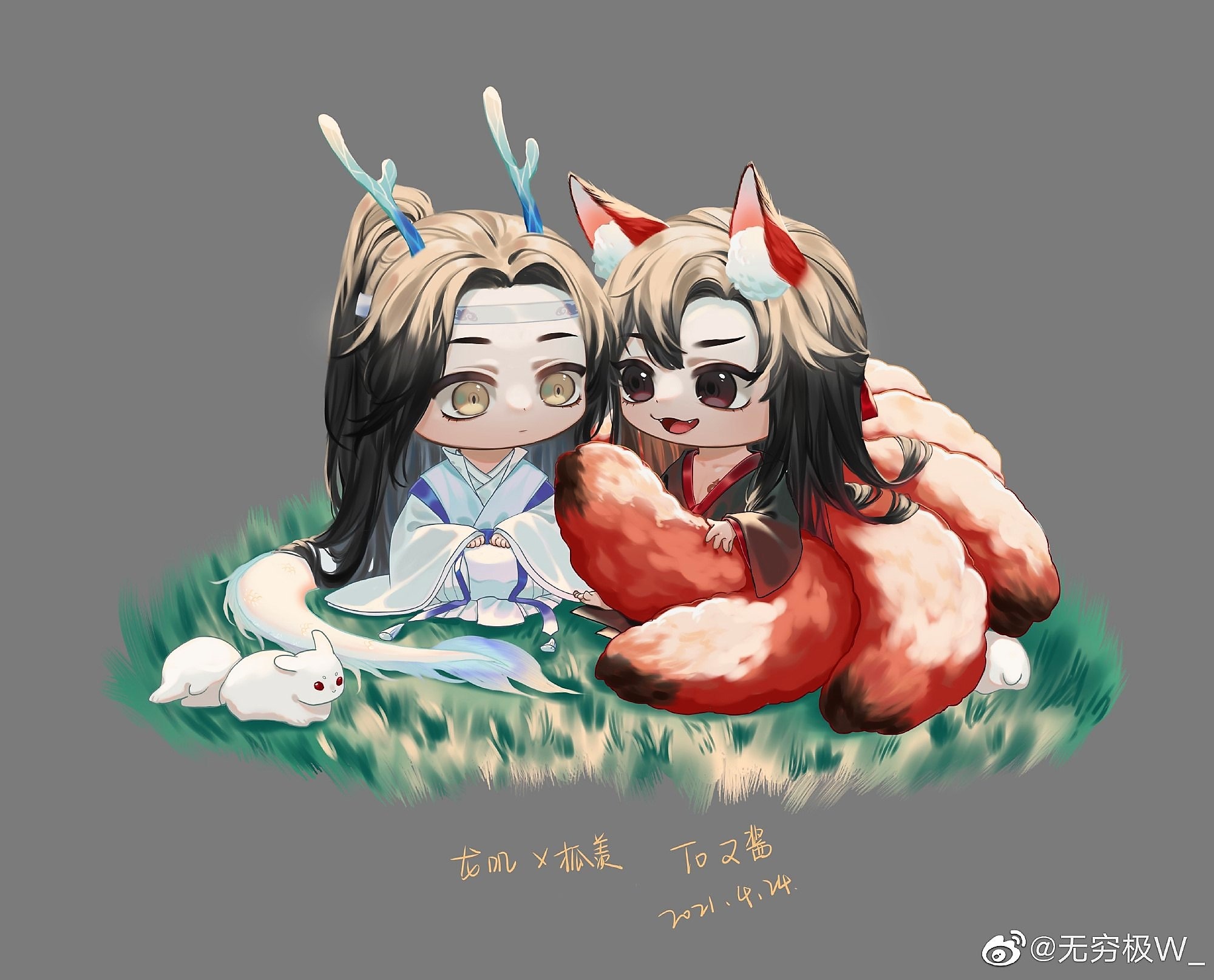 Lan Zhan and Wei Ying from Mo Dao Zu Shi HD Wallpaper