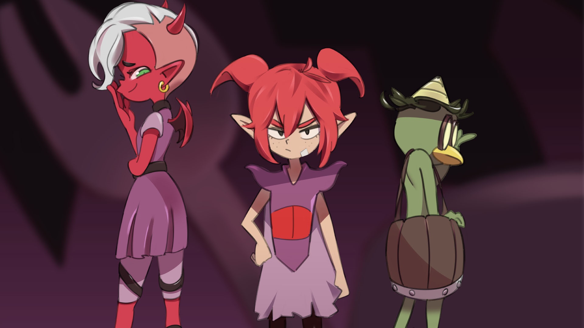 Demon Turf characters HD Wallpaper