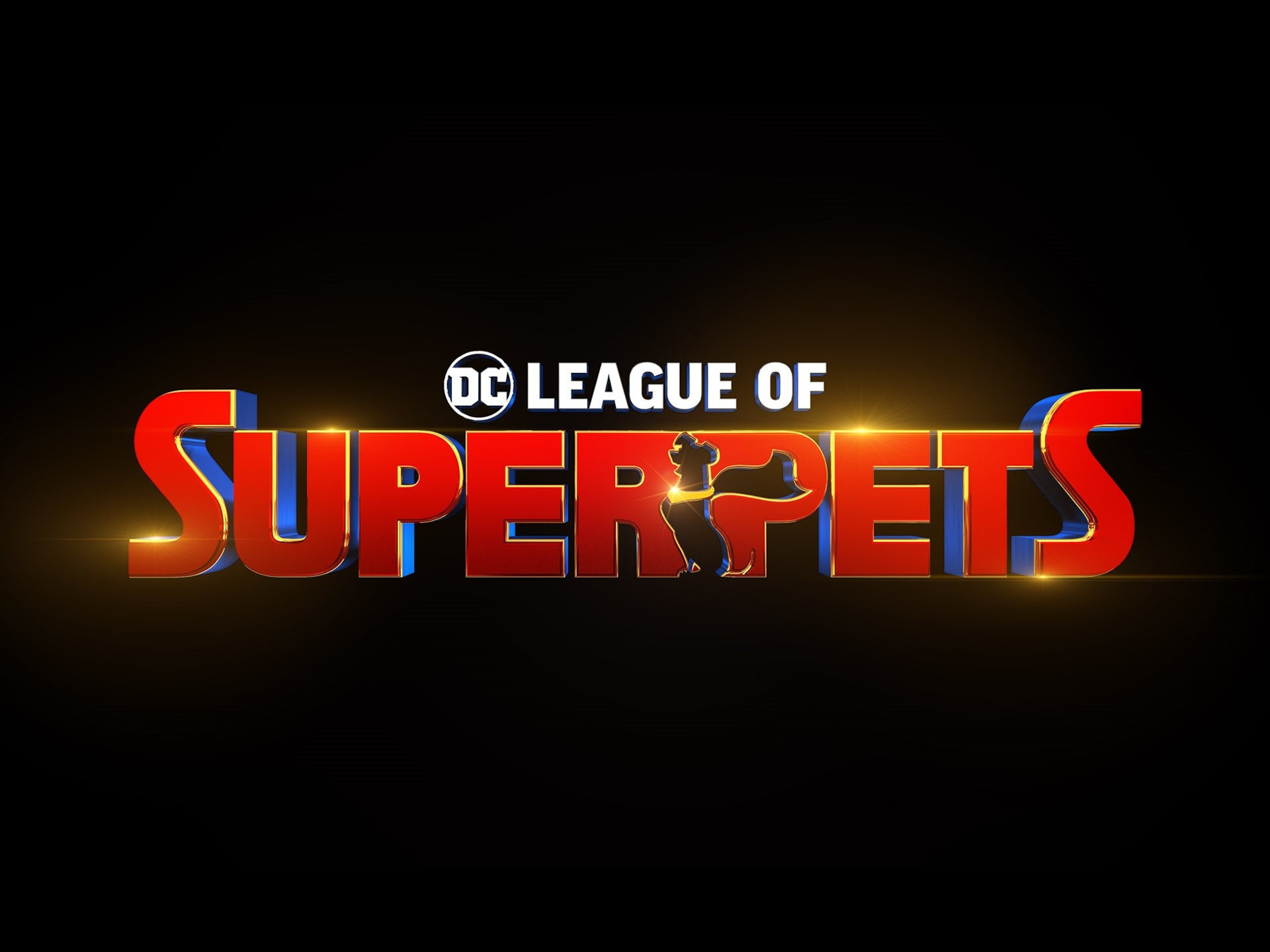 DC League of Super-Pets logo HD Wallpaper