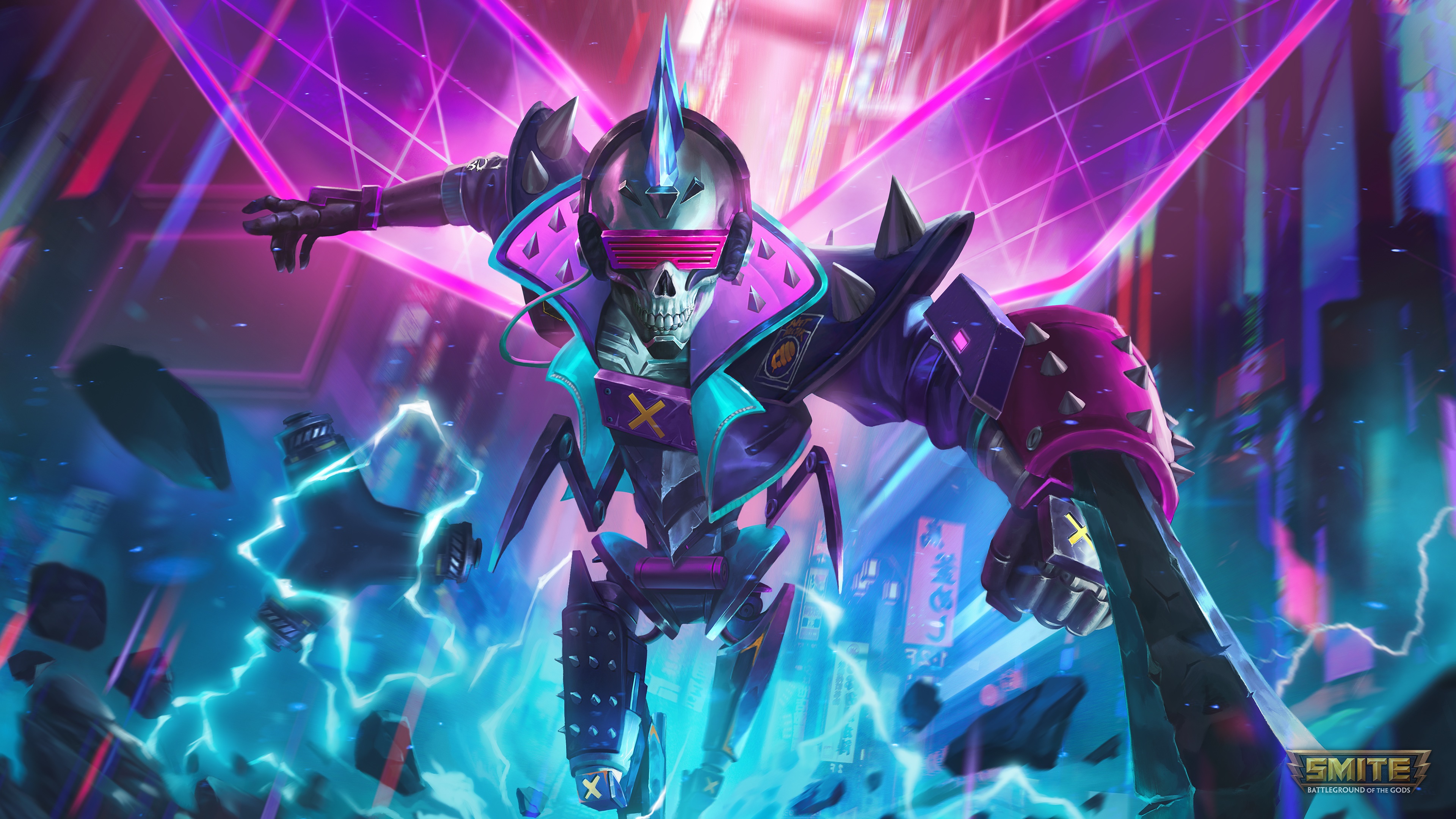 Stingpunk Ah Muzen Cab from Smite HD Wallpaper