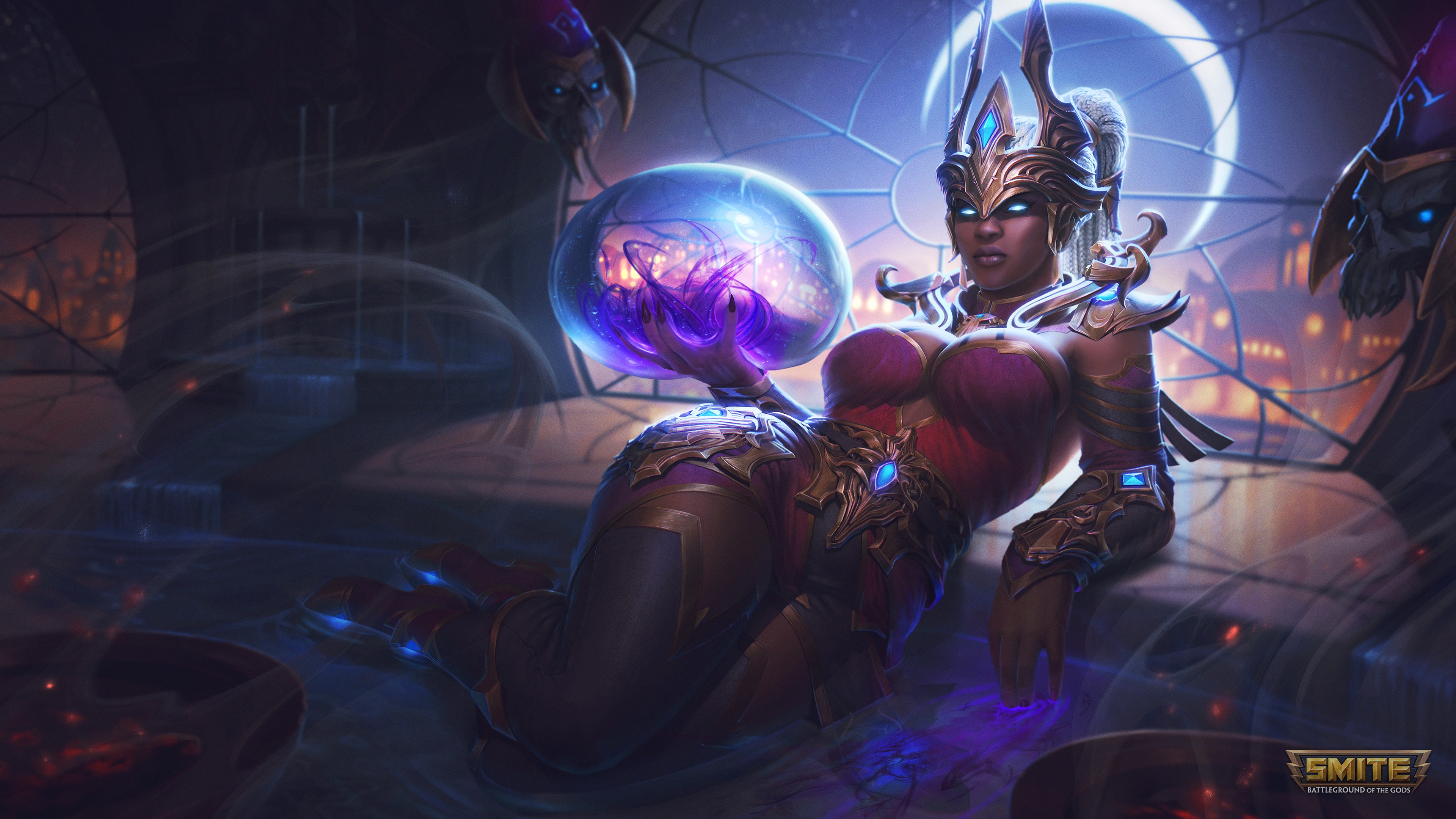 Void Sorceress Yemoja from Smite HD Wallpaper