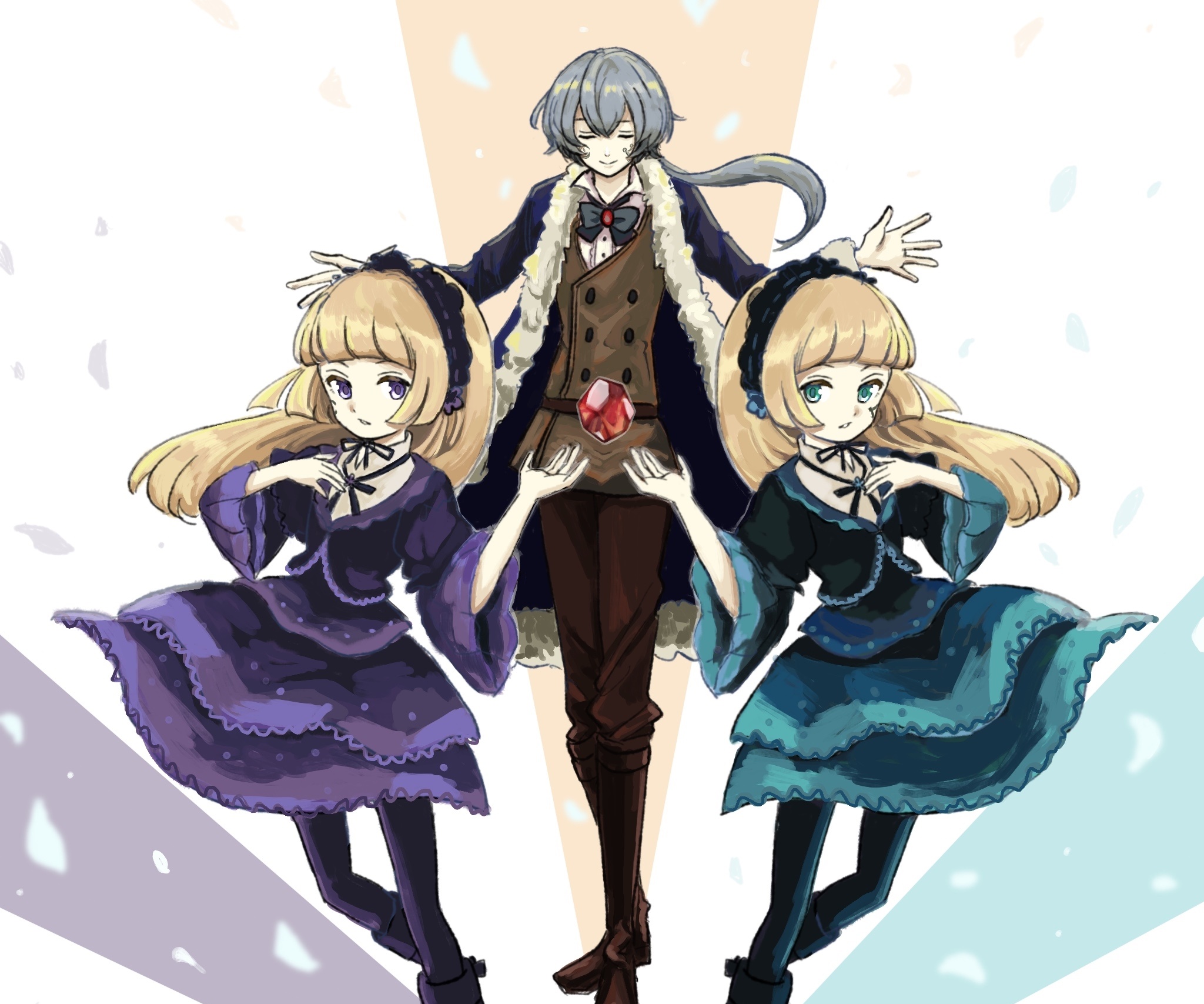 Hortense, Roman, and Violette from Sound Horizon HD Wallpaper