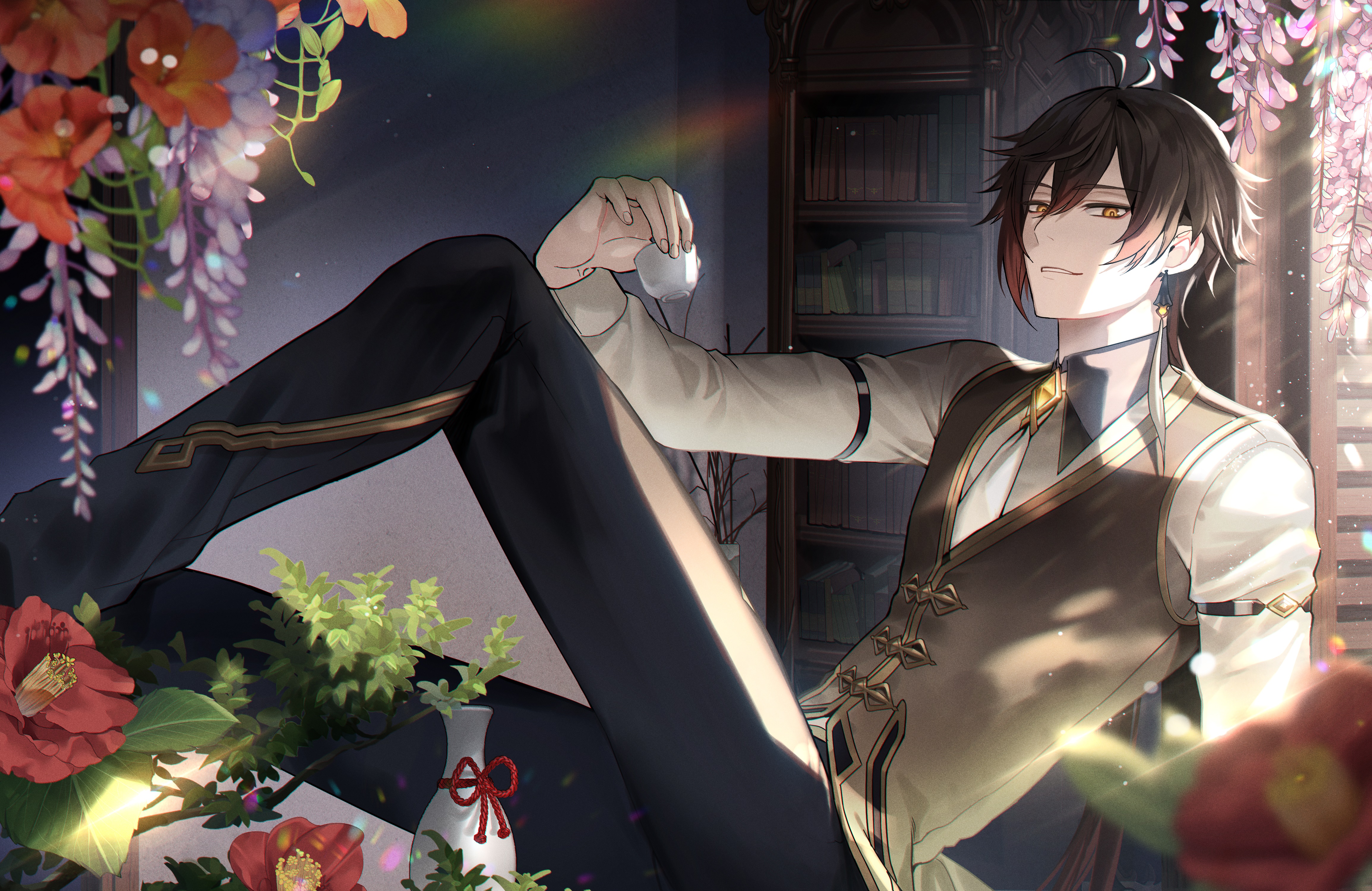 Zhongli from Genshin Impact 4K HD Wallpaper