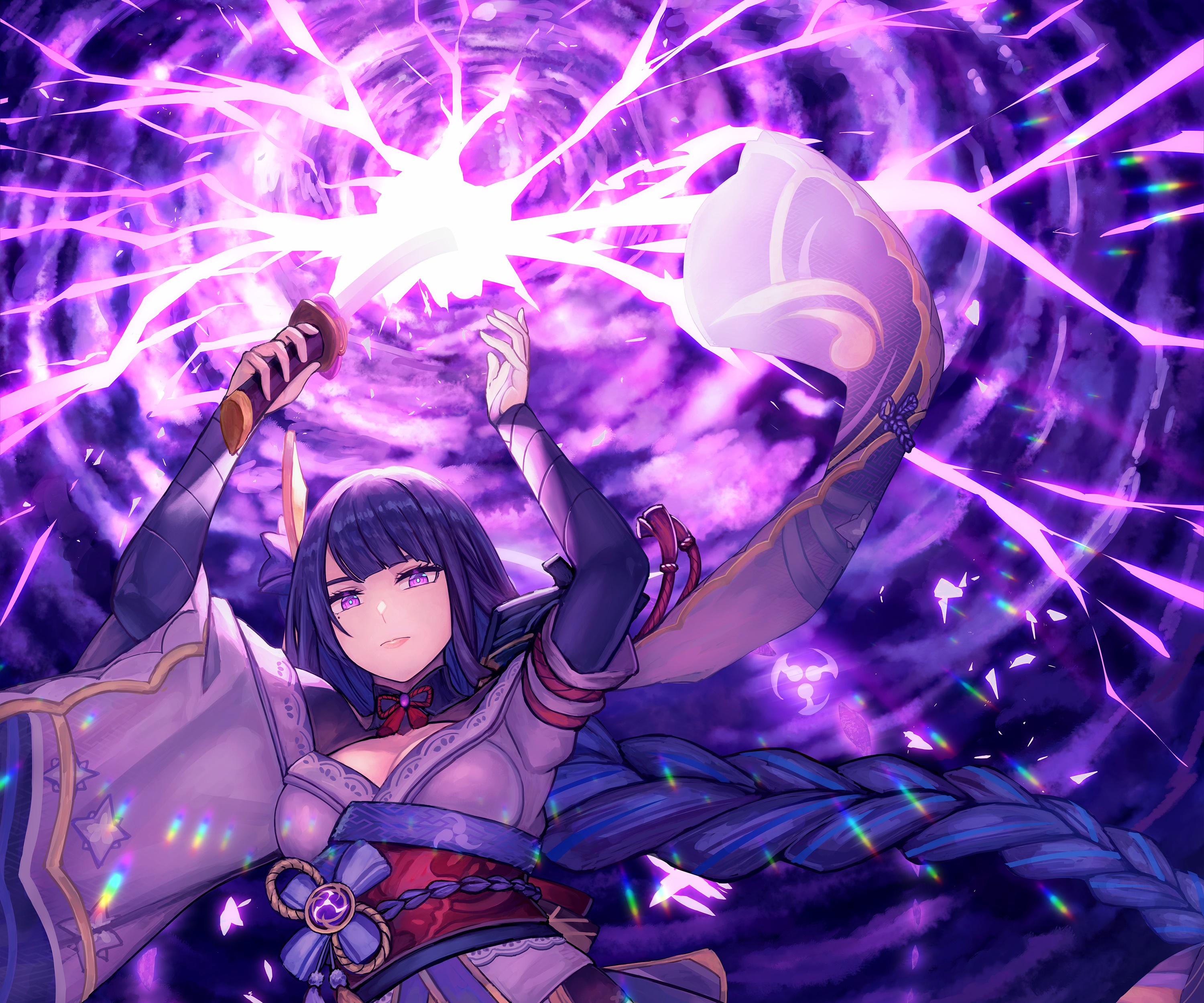 Raiden Shogun from Genshin Impact HD Wallpaper