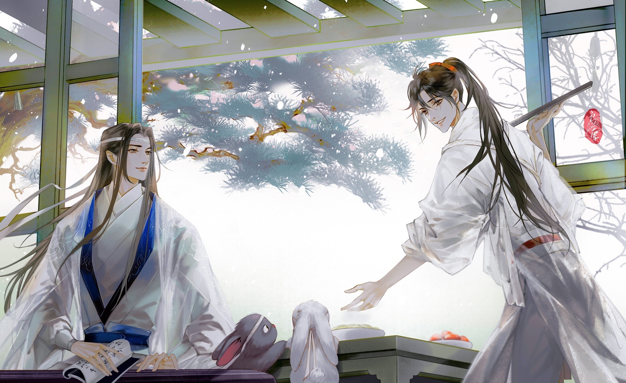 Lan Wangji and Wei Wuxian from Mo Dao Zu Shi HD Wallpaper