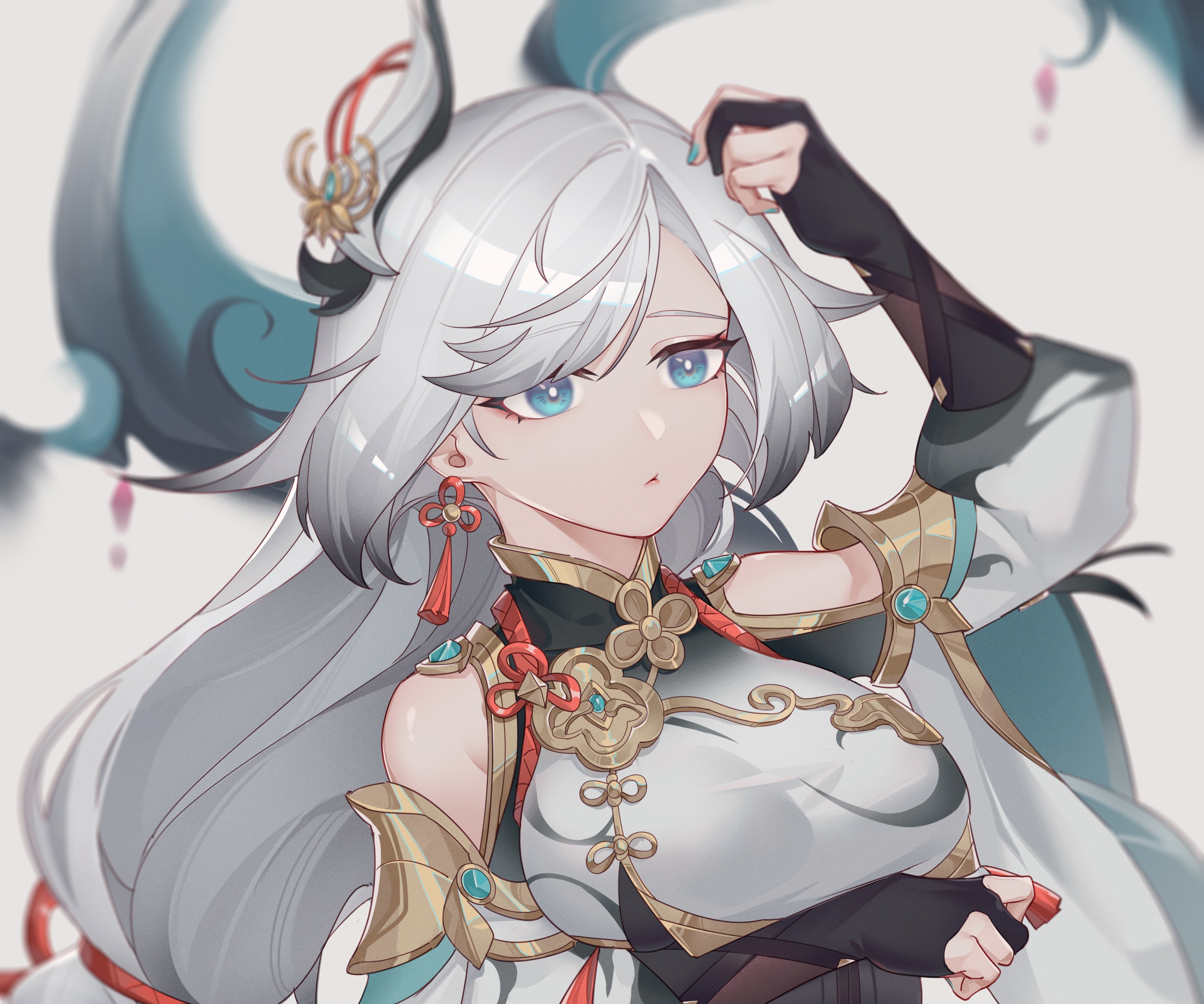 Shenhe from Genshin Impact HD Wallpaper