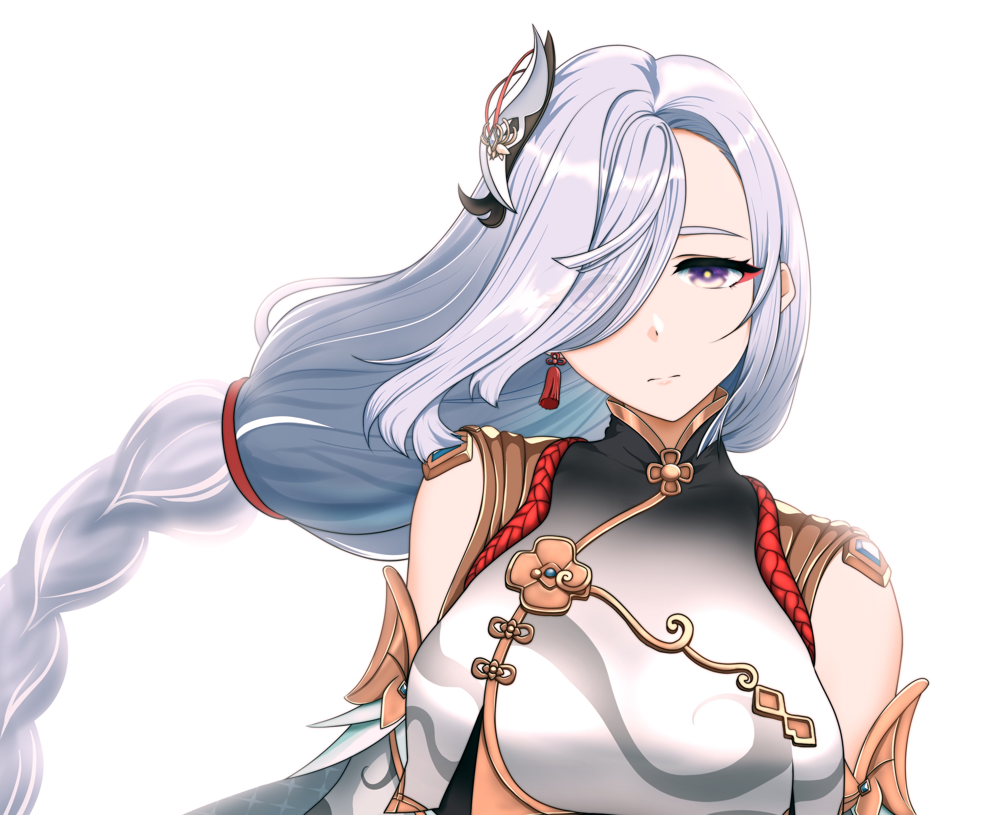 Shenhe from Genshin Impact HD Wallpaper