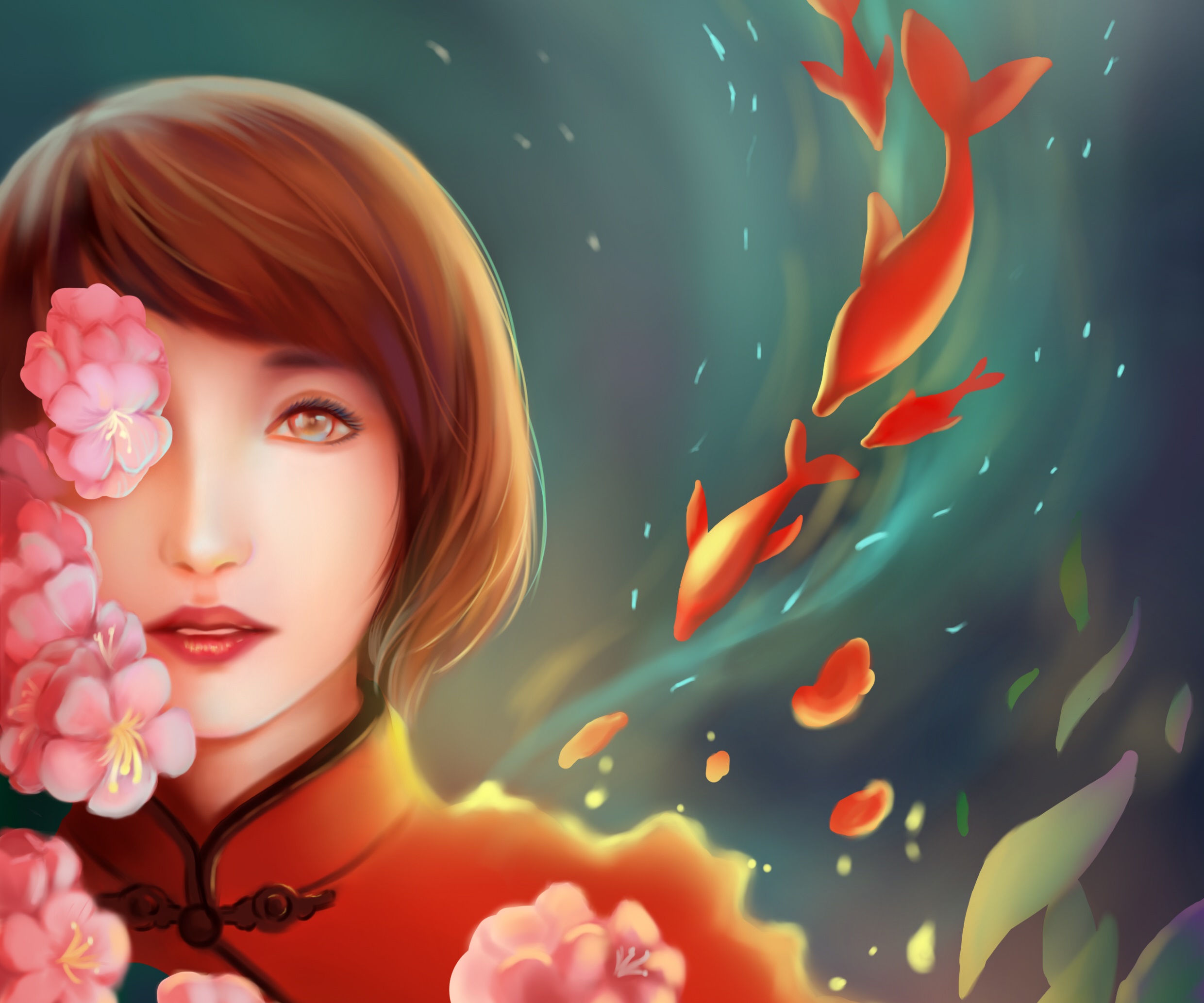 Big Fish & Begonia HD Wallpaper