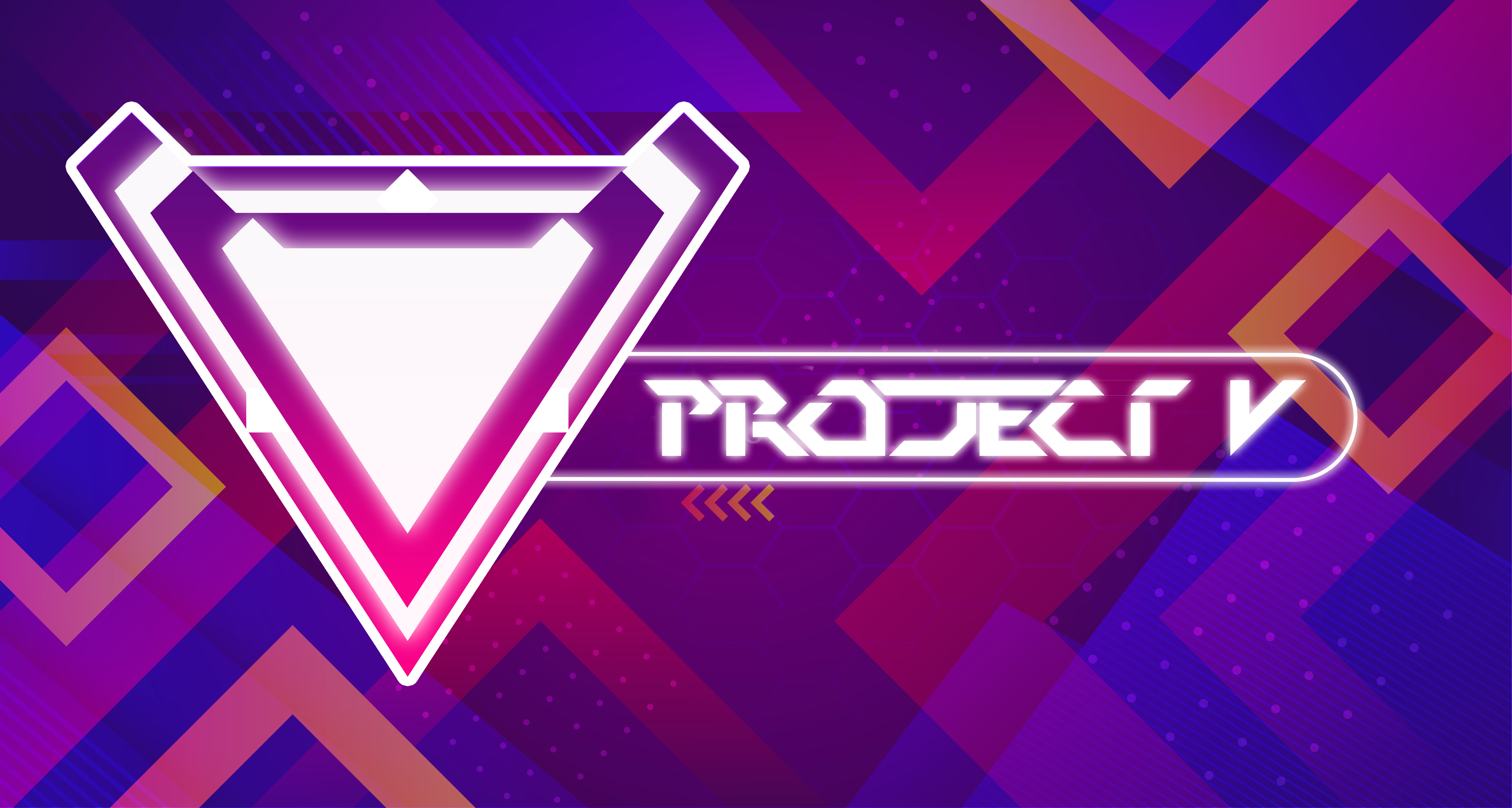 Project V logo HD Wallpaper