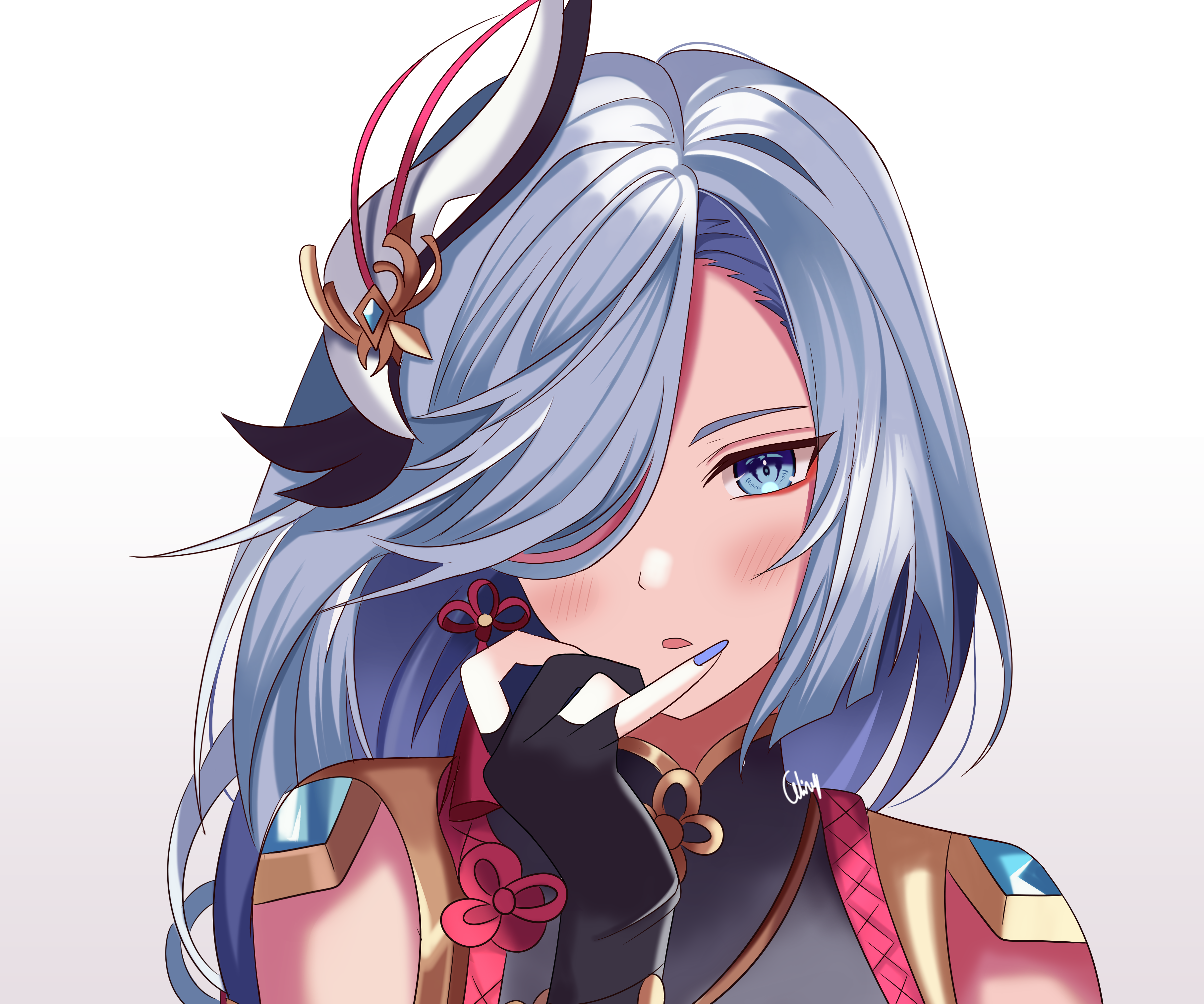 Shenhe from Genshin Impact HD Wallpaper