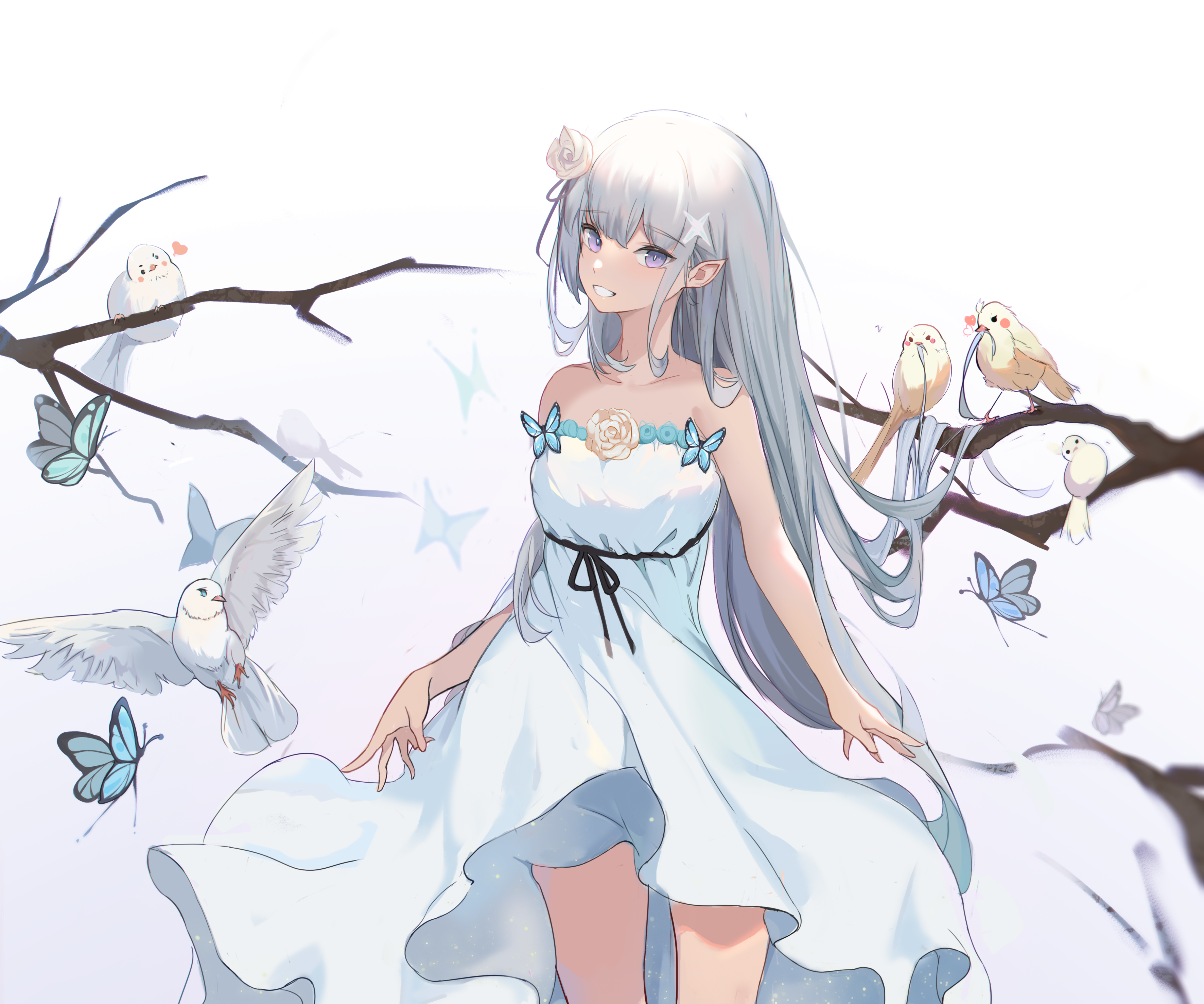 Emilia from Re:ZERO -Starting Life In Another World- HD Wallpaper