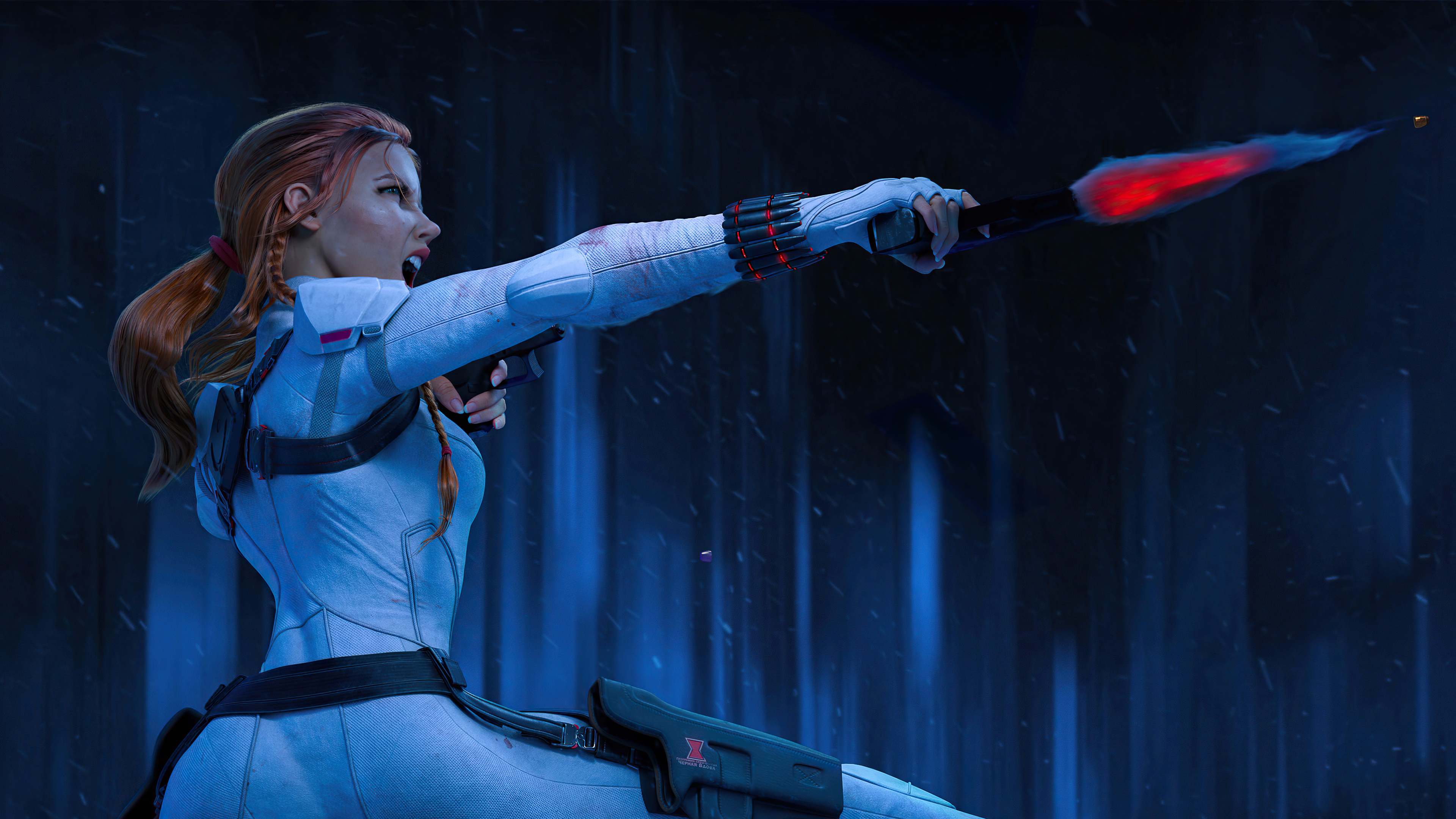 Black Widow from Marvel 4K HD Wallpaper