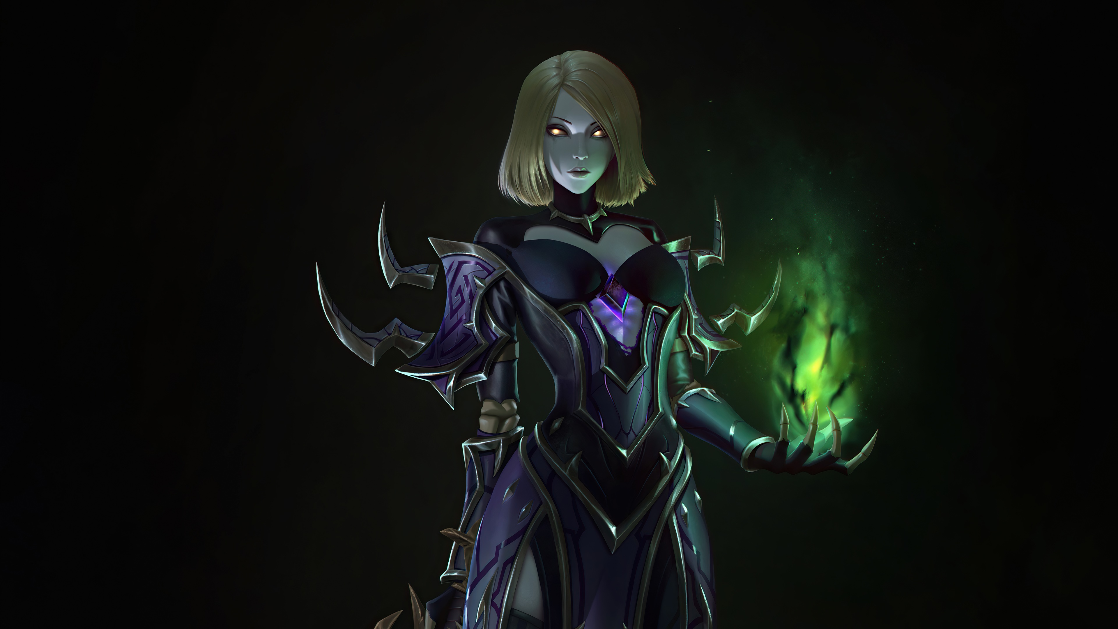 Sorceress from World of Warcraft 4K HD Wallpaper