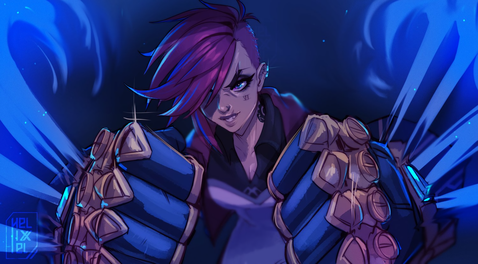 Vi from Arcane League of Legends HD Wallpaper