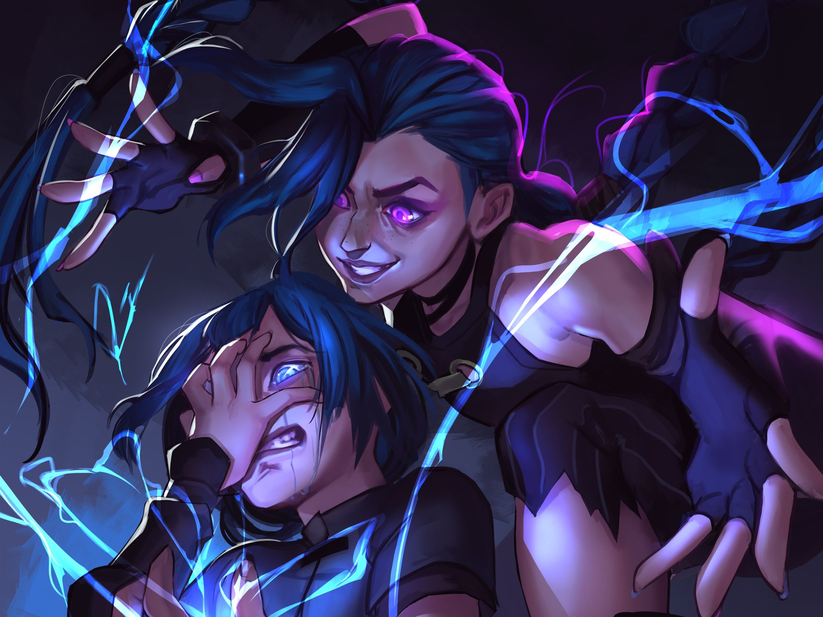 Jinx from Arcane HD Wallpaper