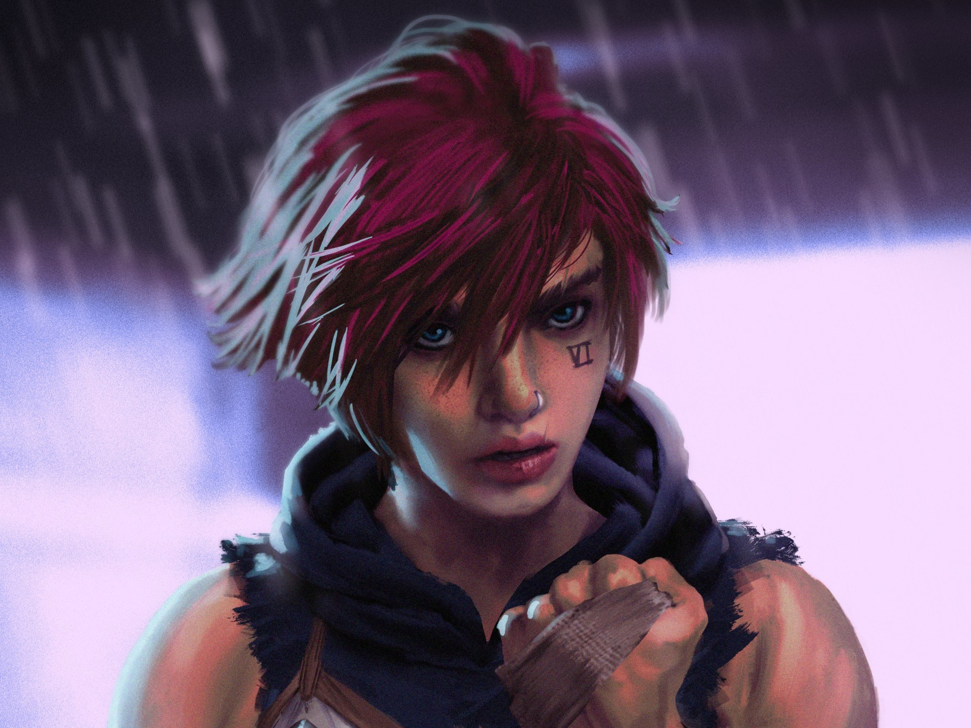 Vi from Arcane League of Legends HD Wallpaper