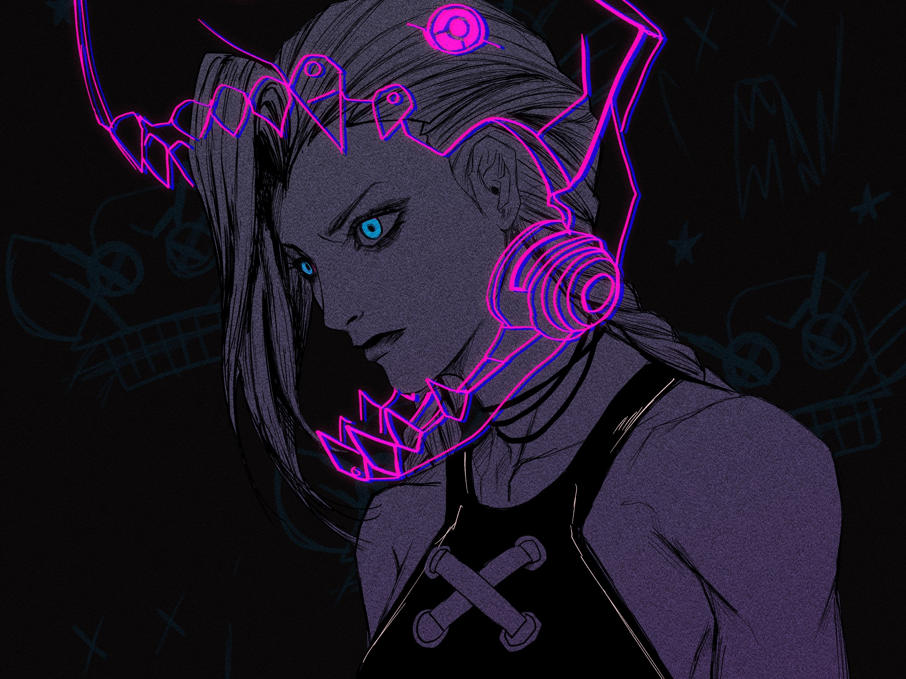 Jinx from Arcane HD Wallpaper