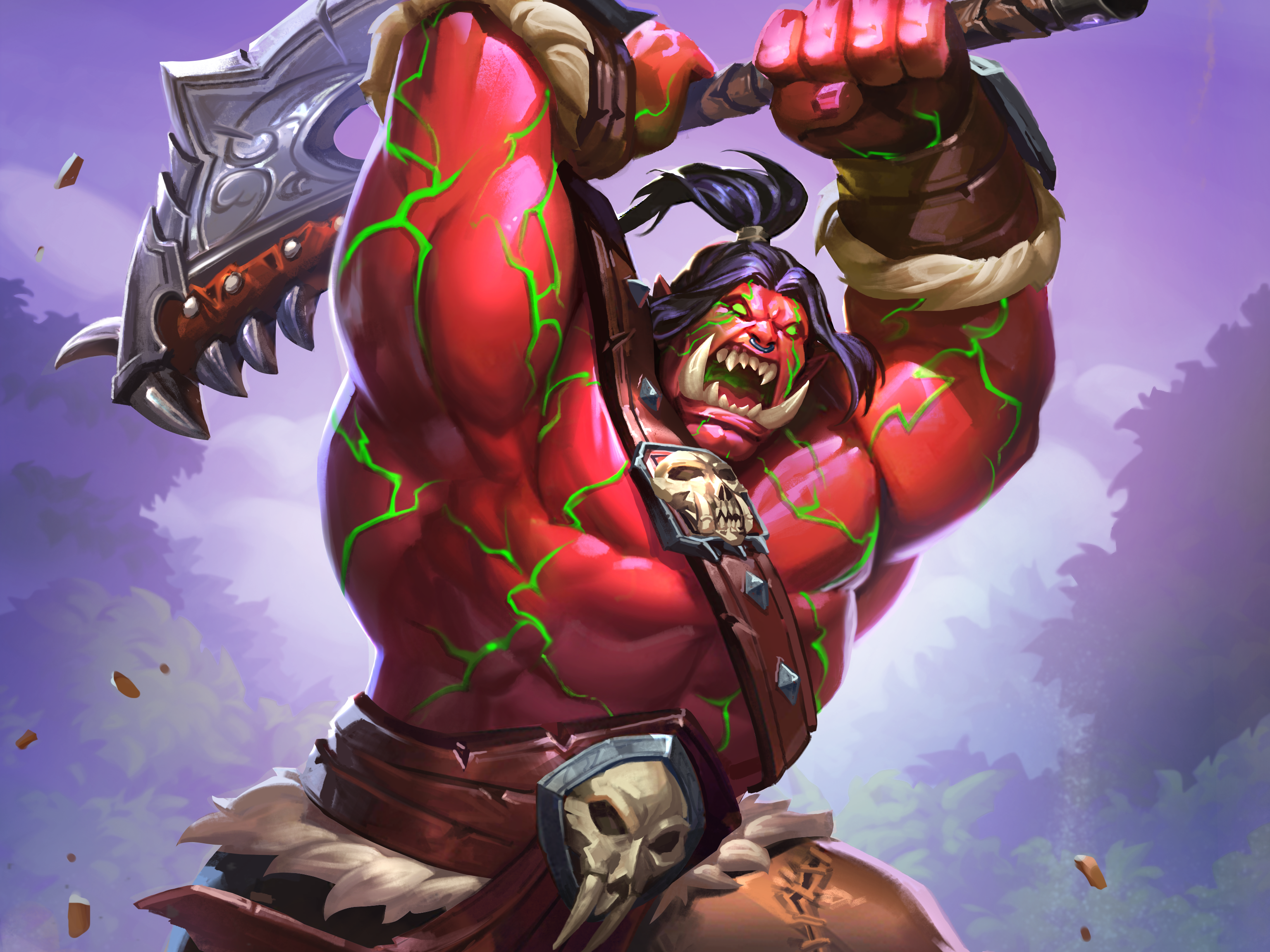 Grommash Hellscream from Hearthstone: Heroes of Warcraft HD Wallpaper