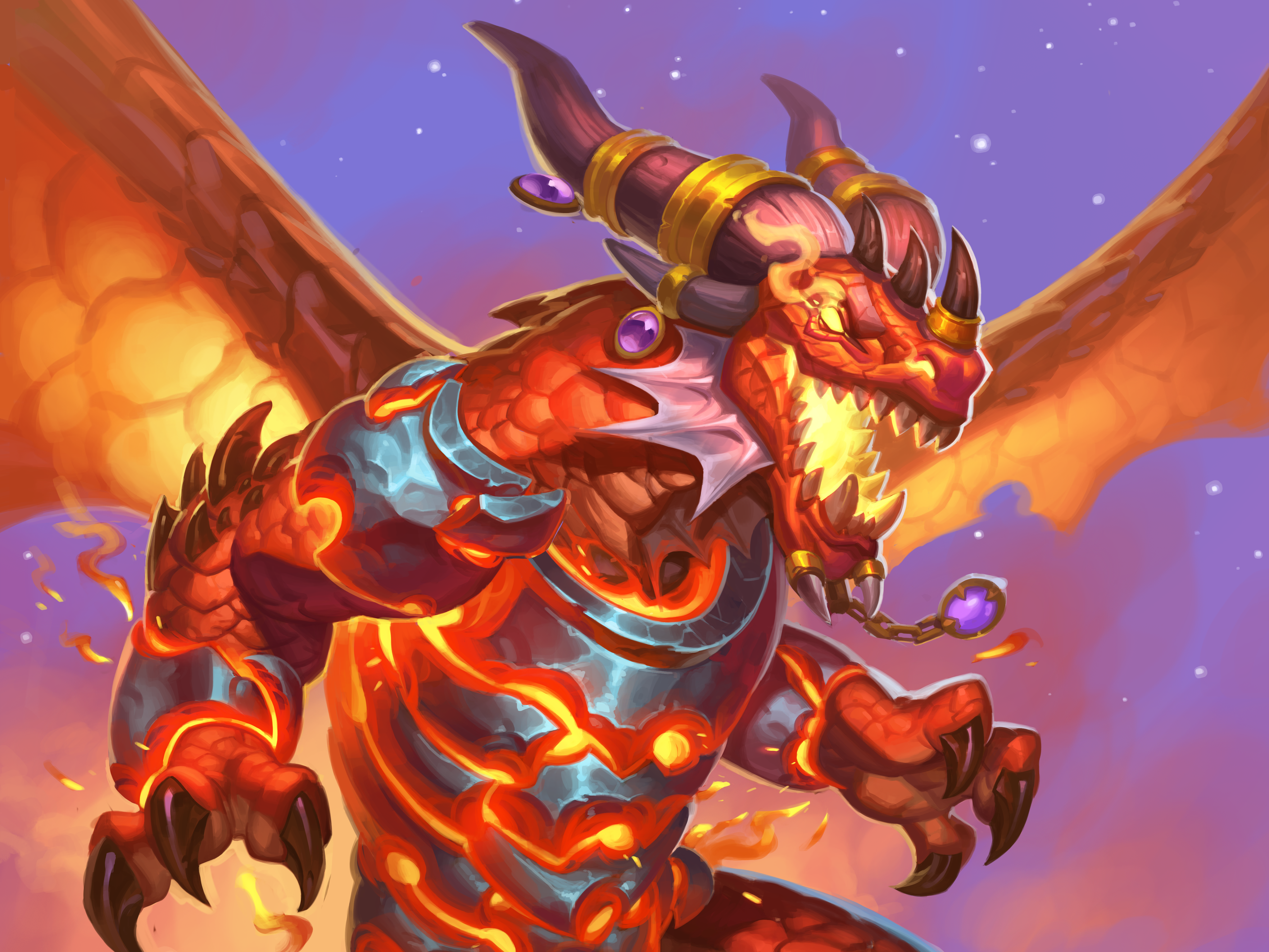 Ragnaros the Firelord from Hearthstone 4K HD Wallpaper