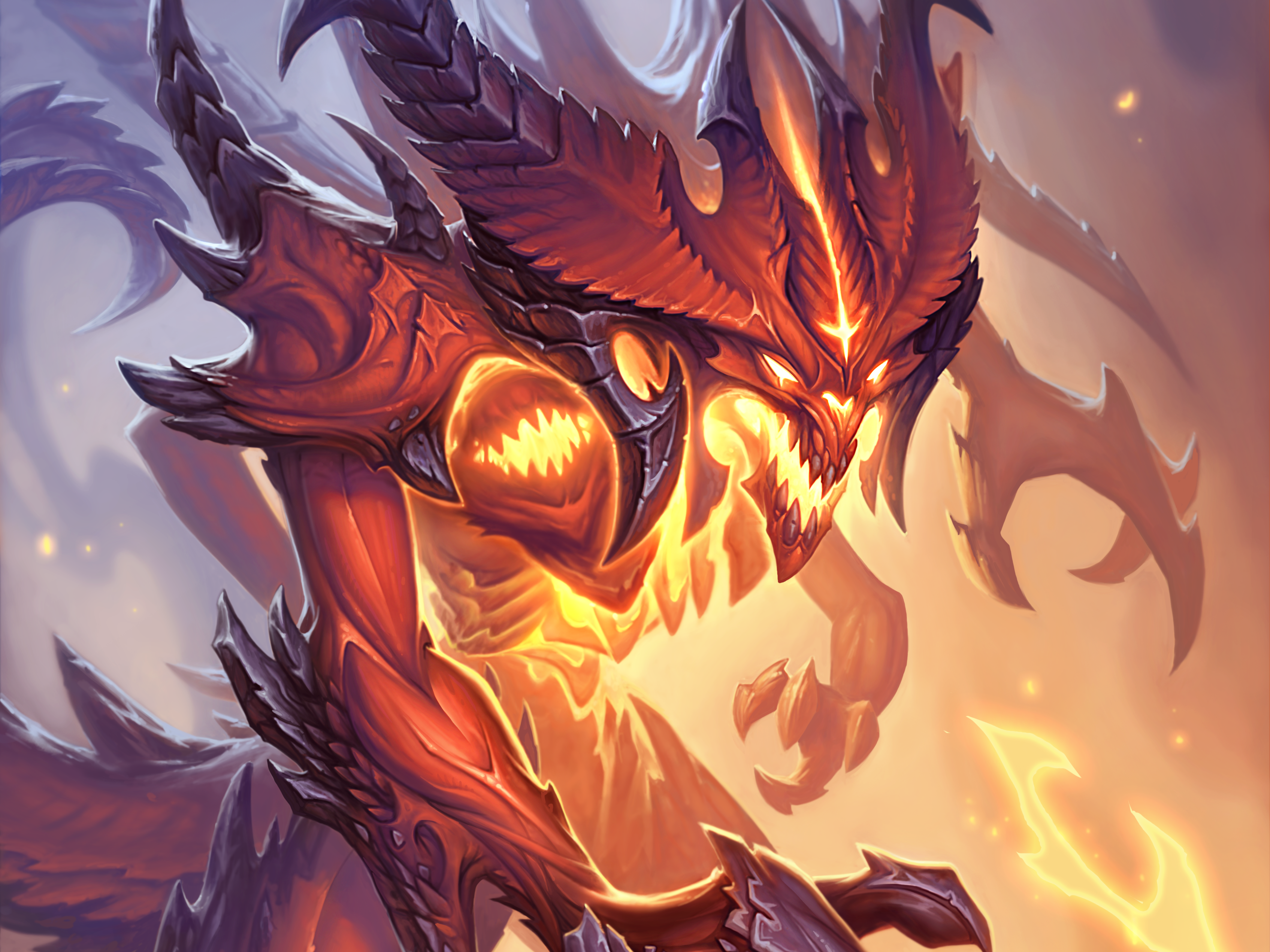 Demon creature from Hearthstone: Heroes Of Warcraft HD Wallpaper