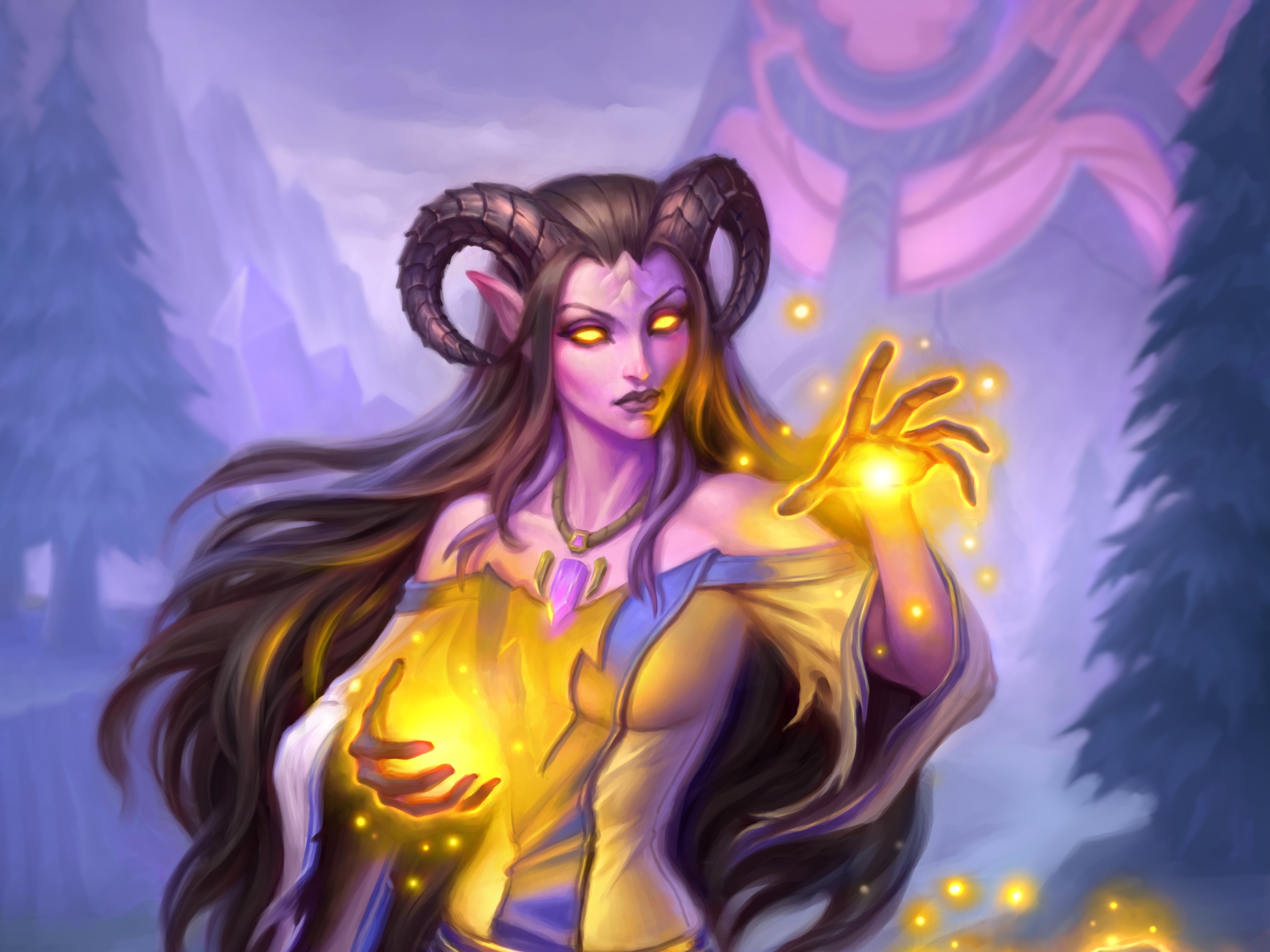 Demon Queen from Hearthstone: Heroes of Warcraft HD Wallpaper