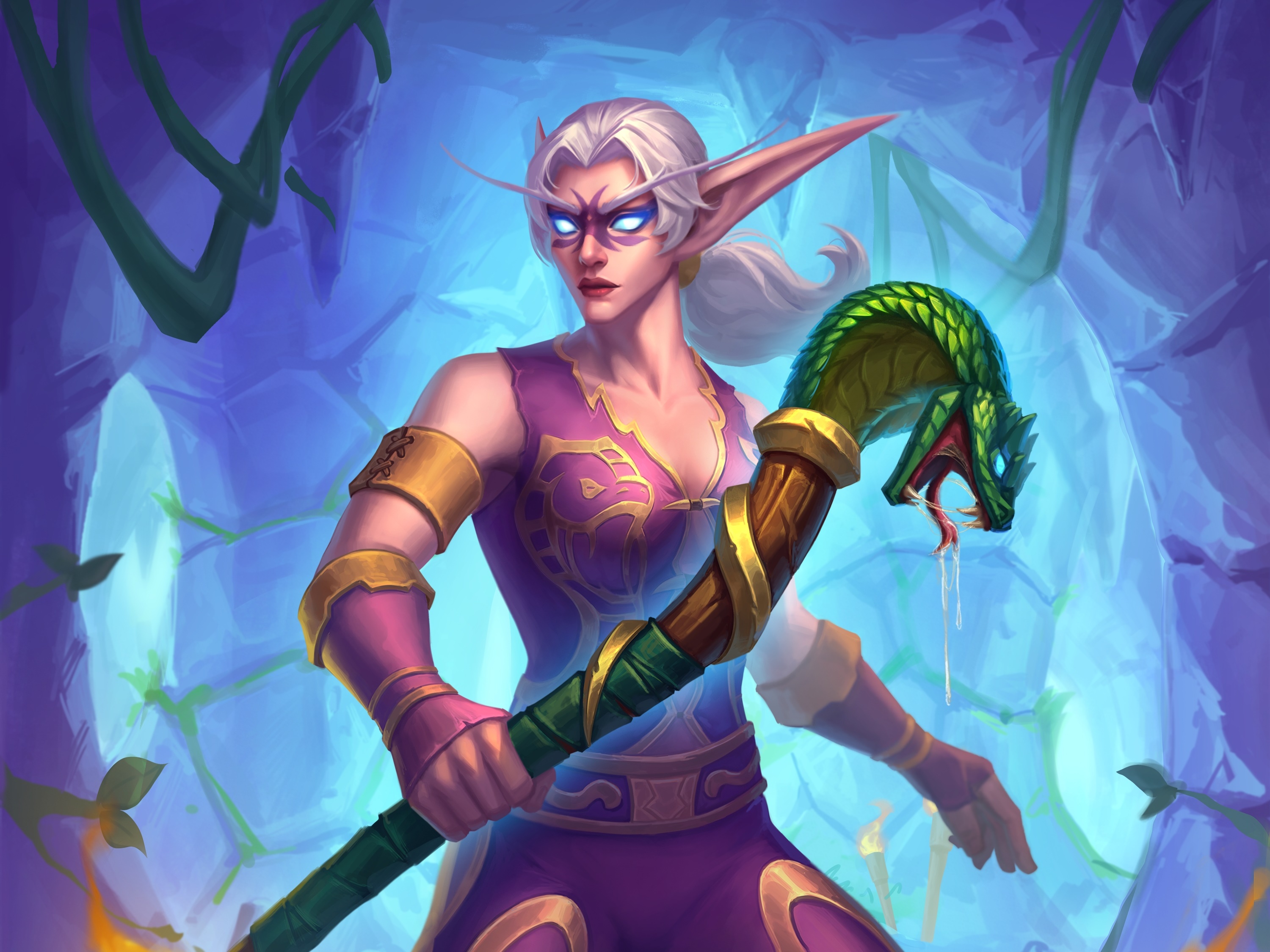 Jaina Proudmo from Hearthstone: Heroes of Warcraft HD Wallpaper