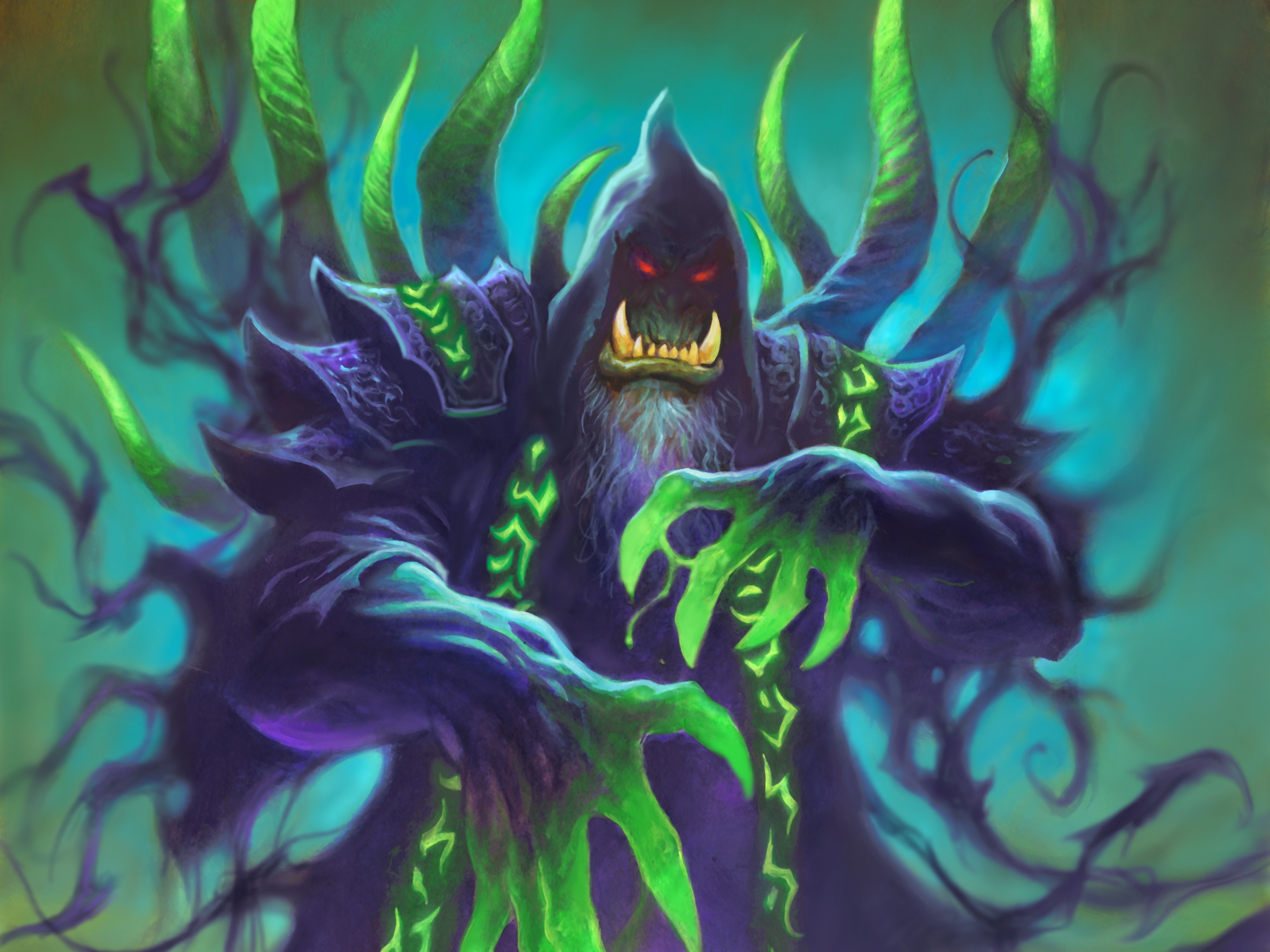 Gul'dan from Hearthstone: Heroes of Warcraft HD Wallpaper