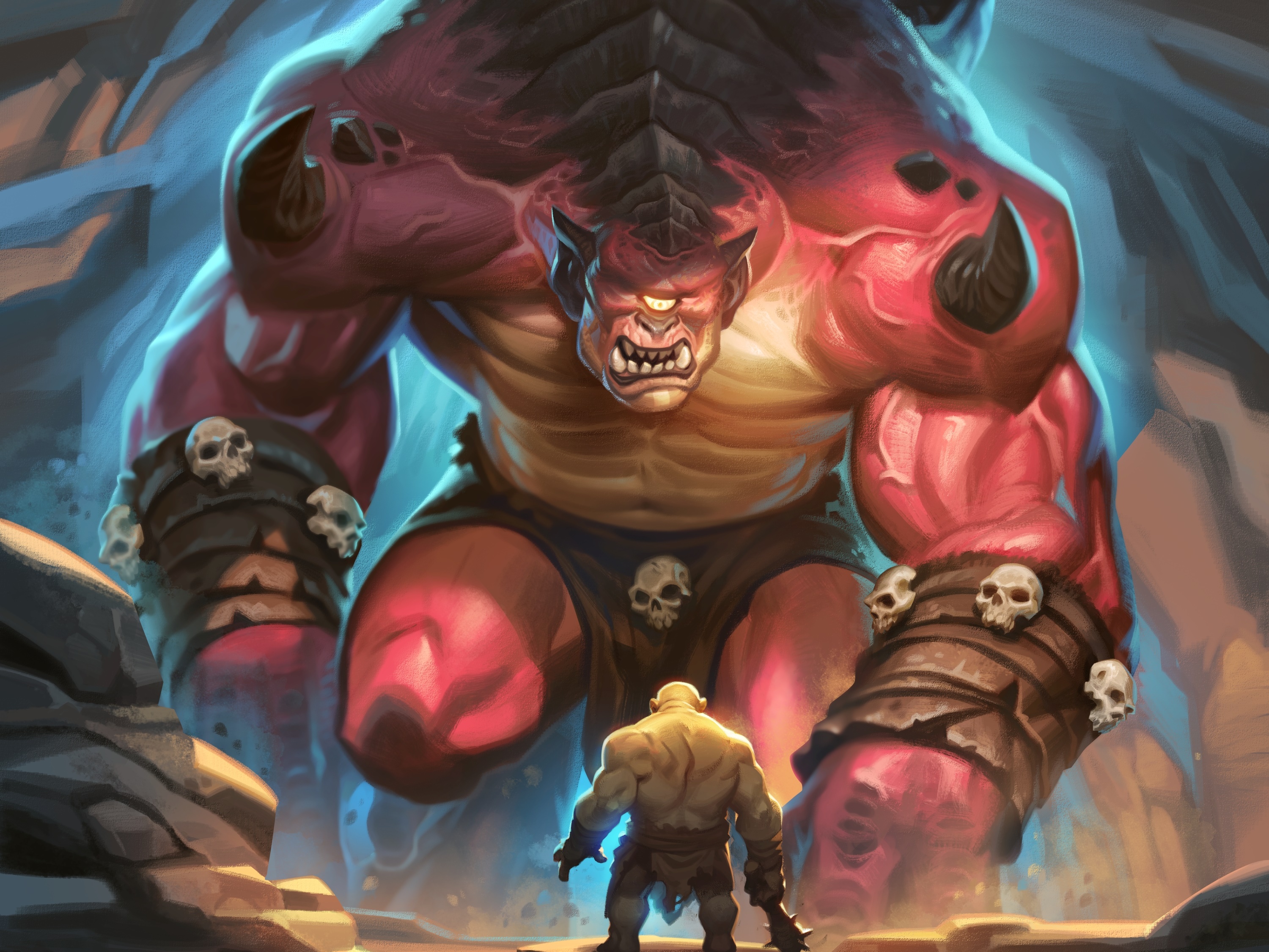 Giant cyclops from Hearthstone: Heroes of Warcraft HD Wallpaper