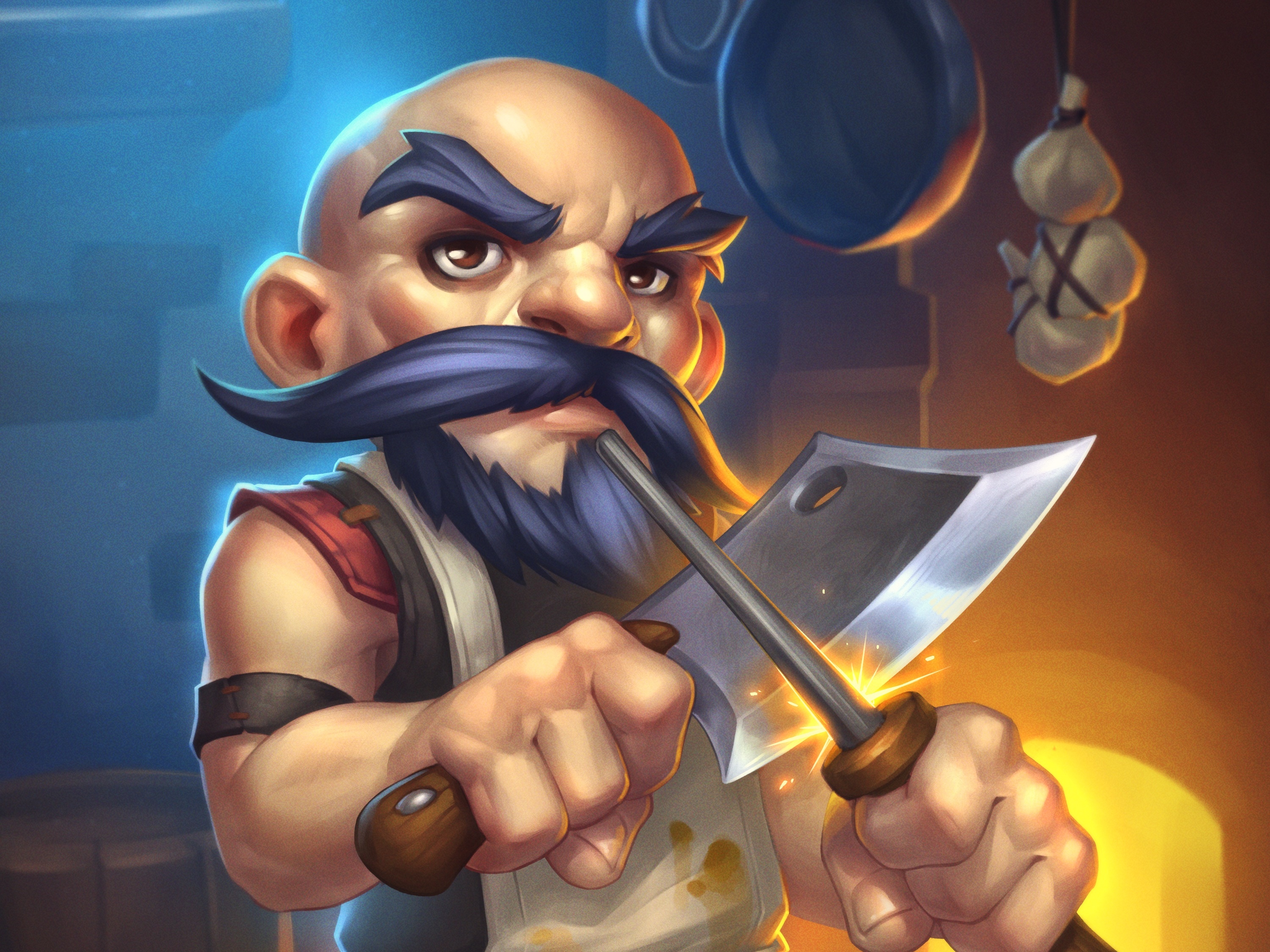 Butcher from Hearthstone: Heroes of Warcraft HD Wallpaper