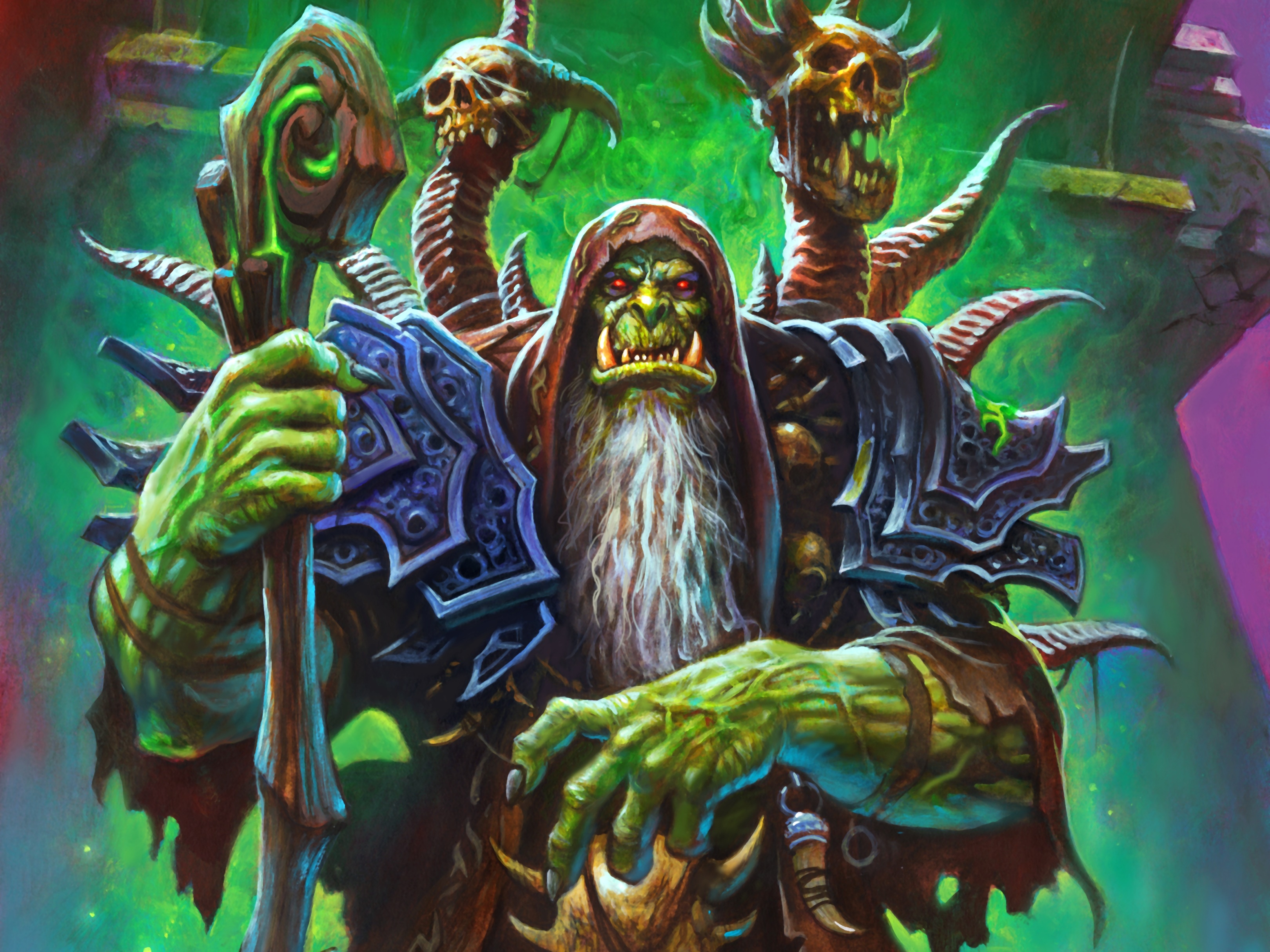 Gul'dan from Hearthstone: Heroes of Warcraft HD Wallpaper
