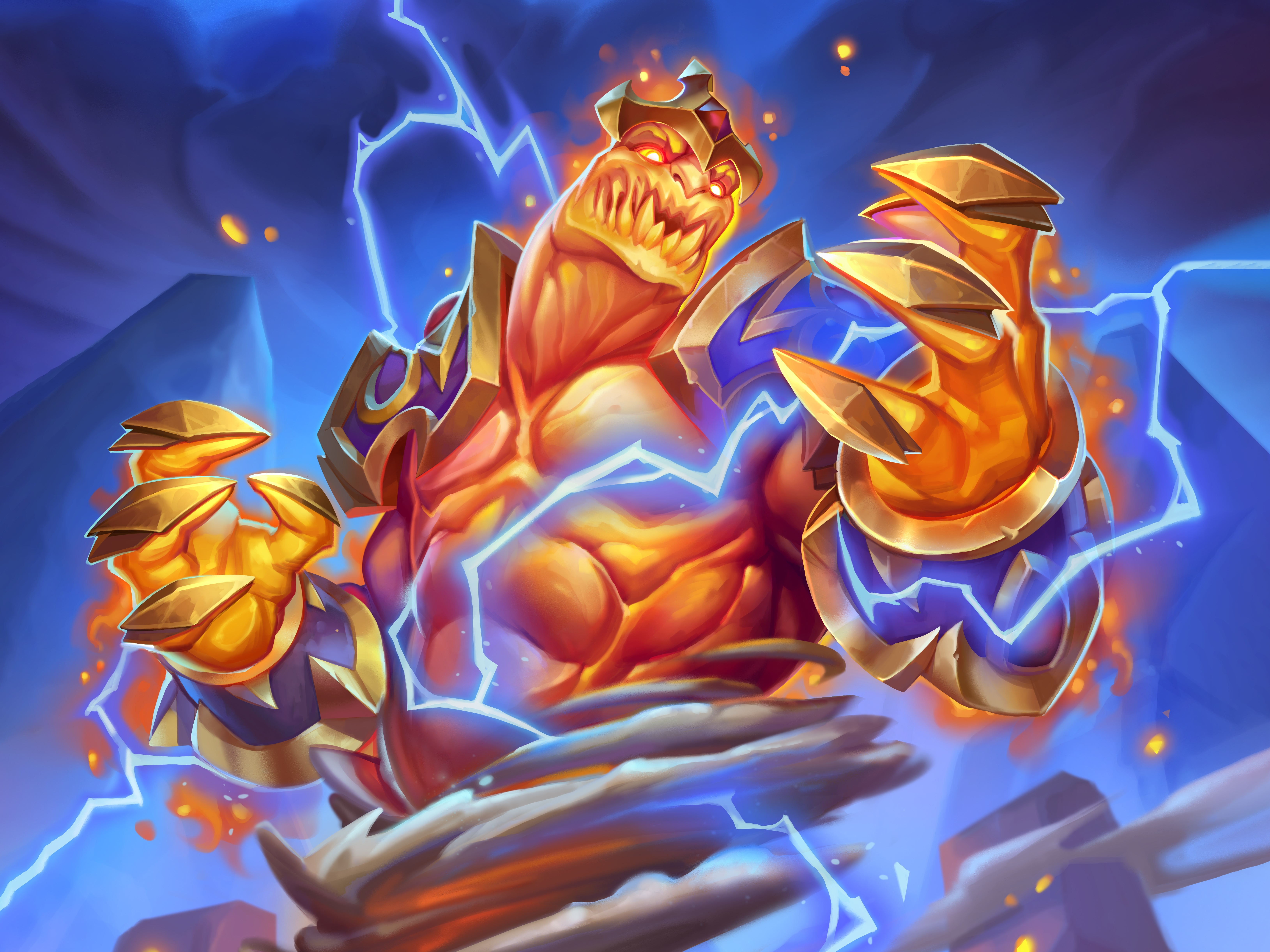 Ragnaros the Firelord from Hearthstone: Heroes of Warcraft 4K HD Wallpaper
