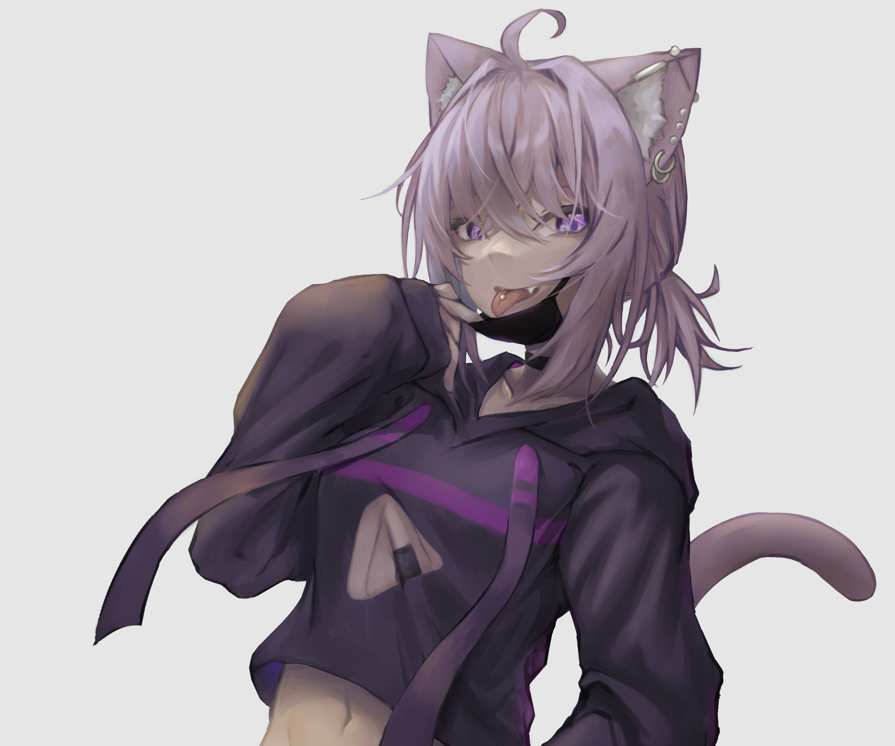 Nekomata Okayu from Hololive HD Wallpaper