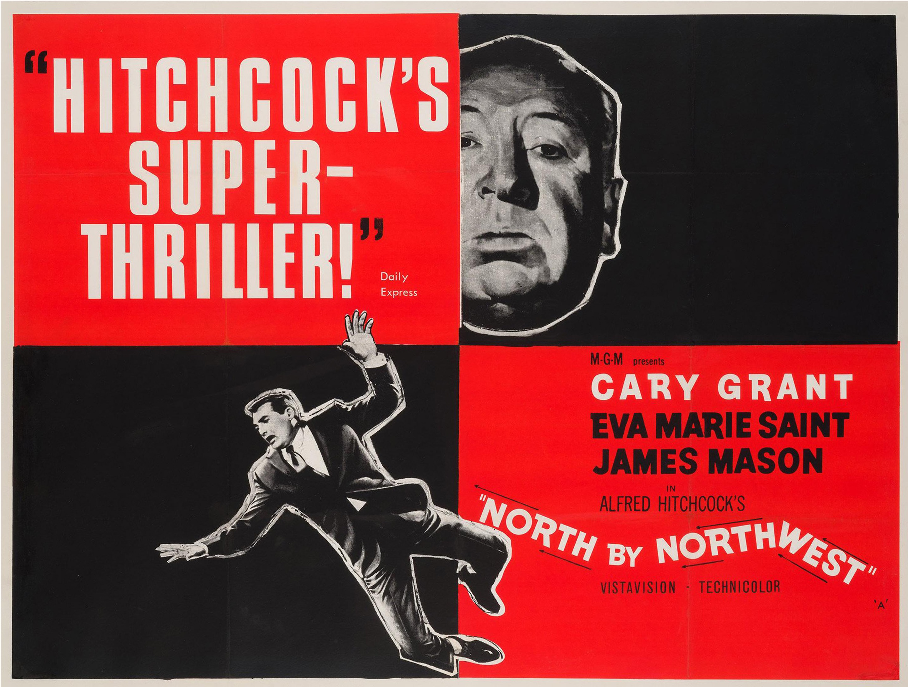 North By Northwest movie poster HD Wallpaper