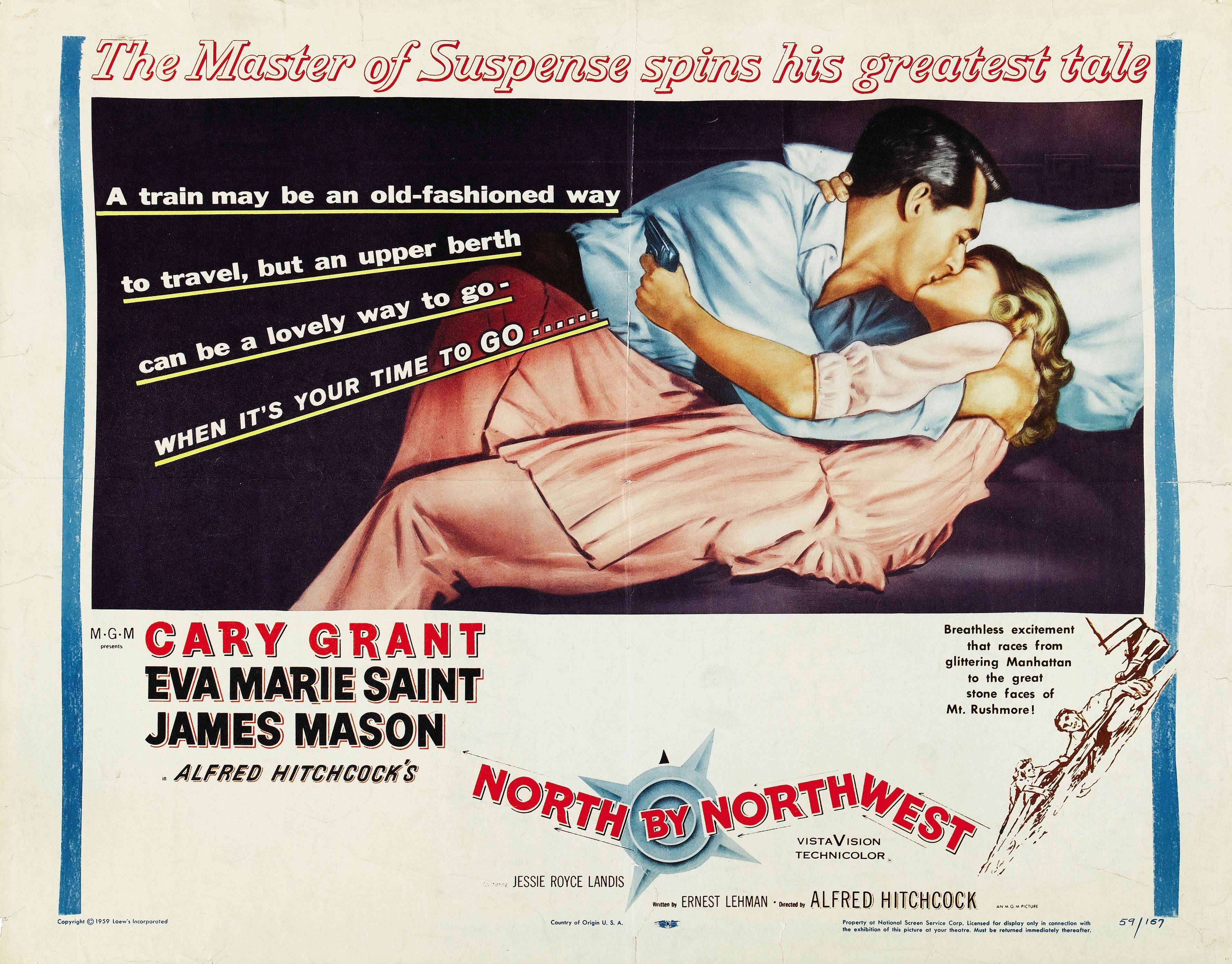 North by Northwest starring Cary Grant HD Wallpaper