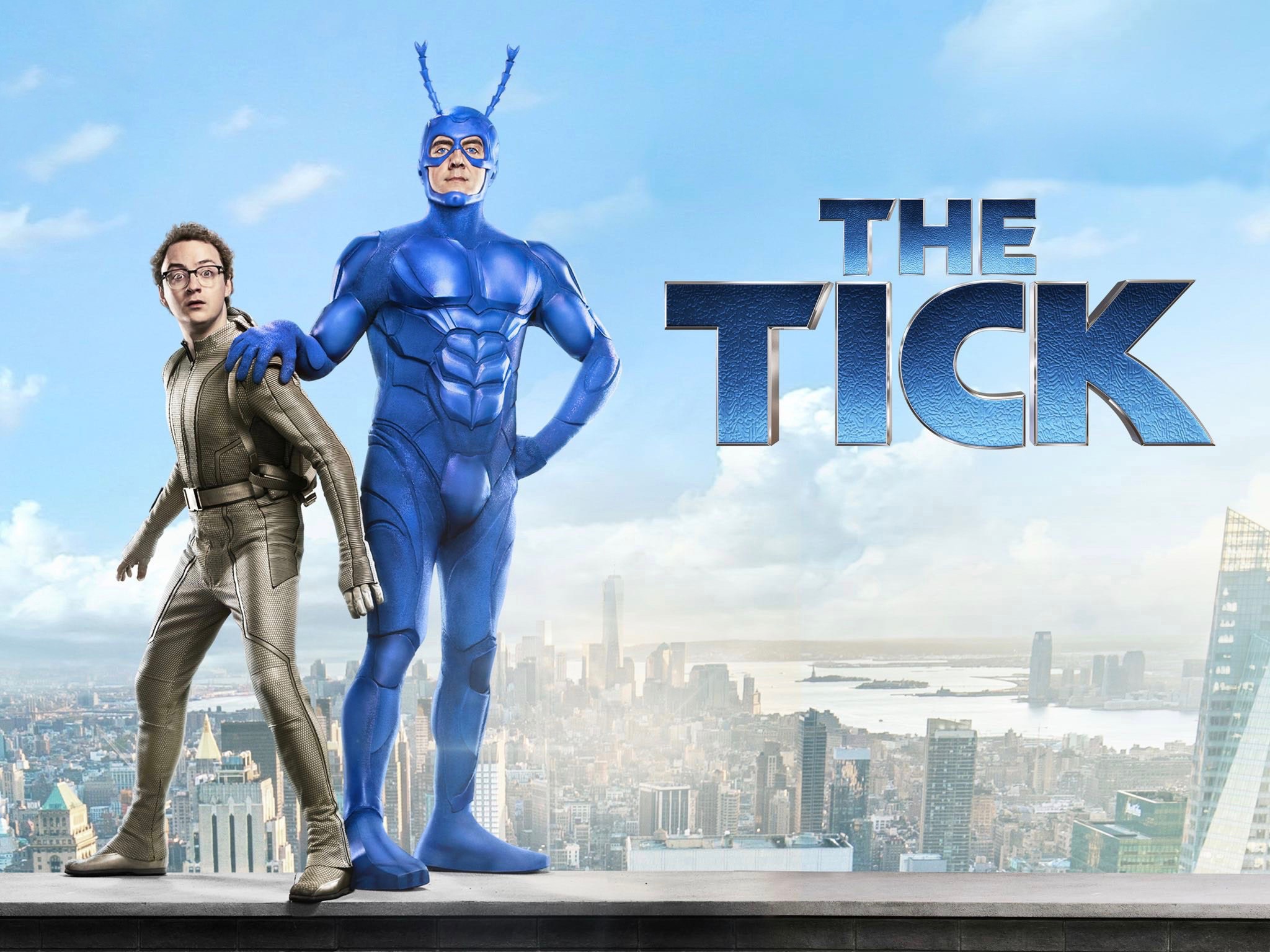 The Tick and Arthur Everest from The Tick HD Wallpaper